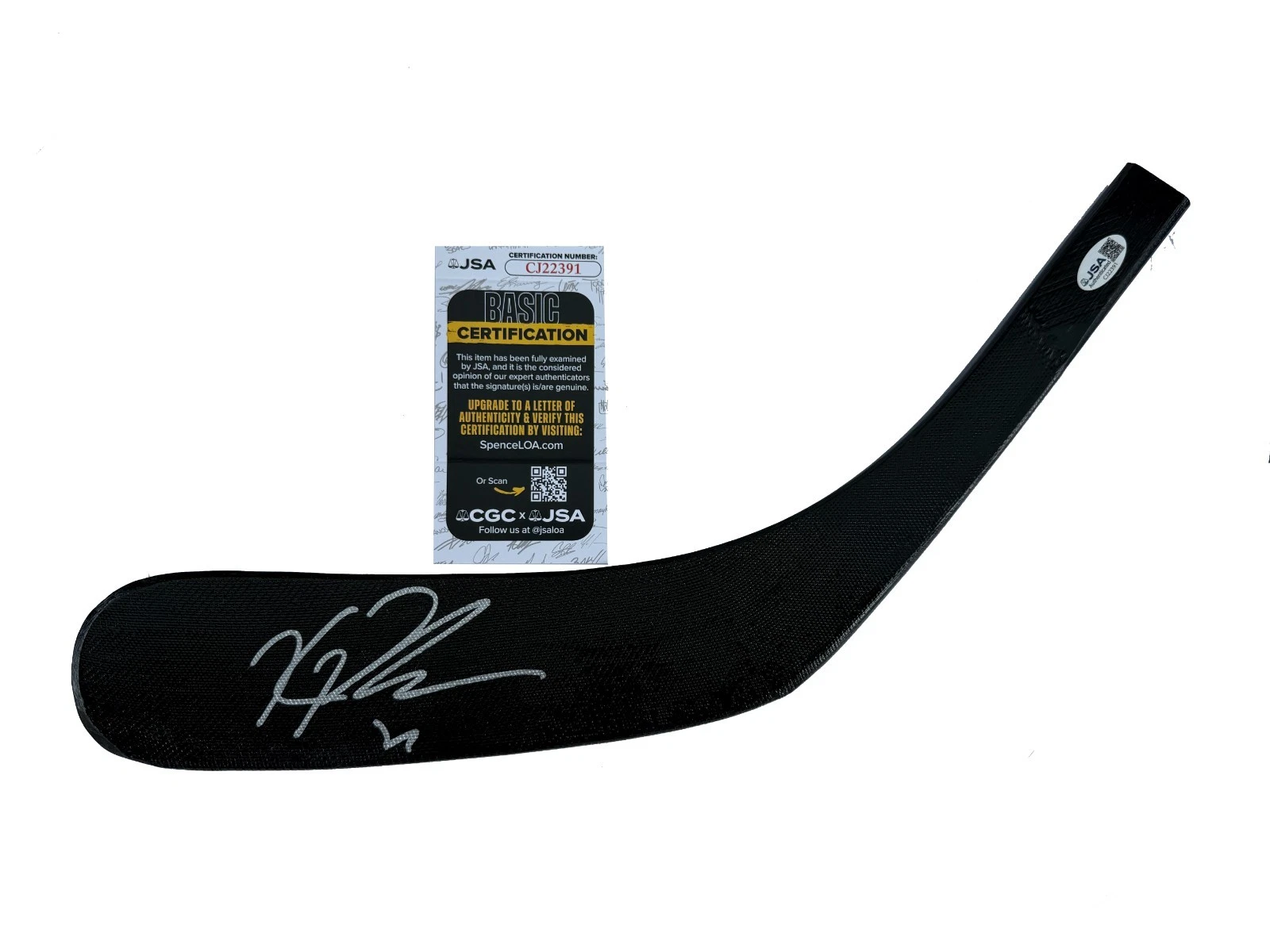 Kyle Palmieri Signed New York Islanders Stick Blade JSA COA