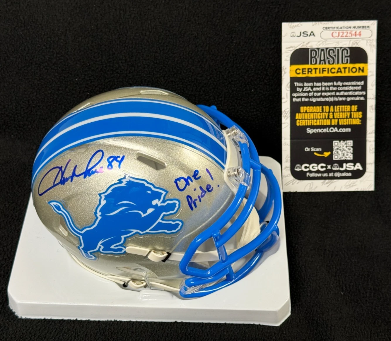 Herman Moore Signed & Inscribed 