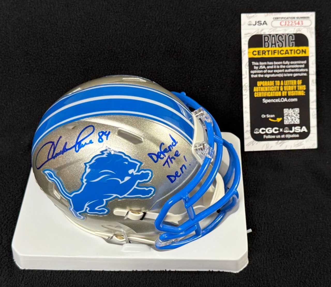 Herman Moore Signed Inscribed 