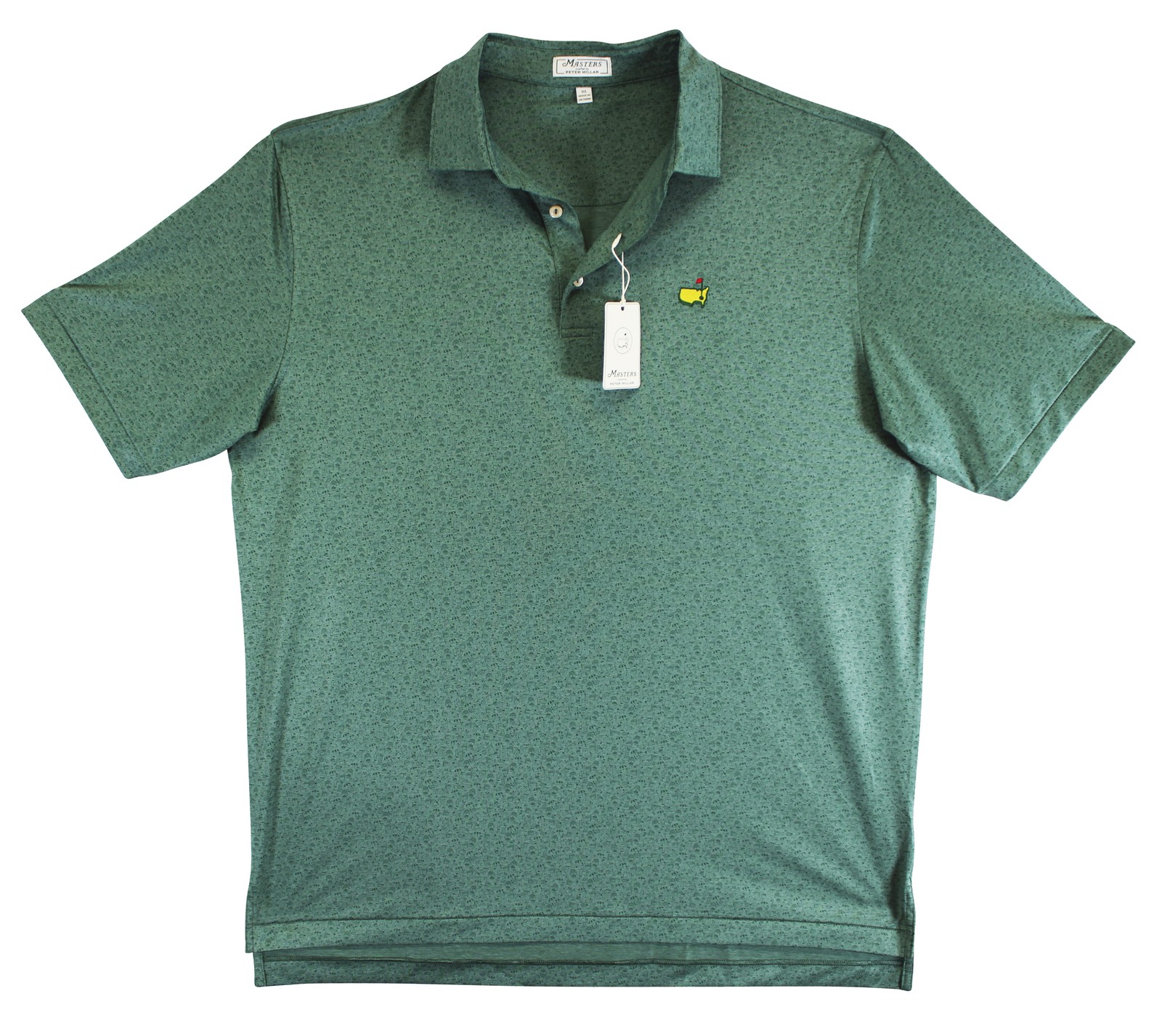 Green Masters Logo Peter Millar Polo Shirt Un-signed