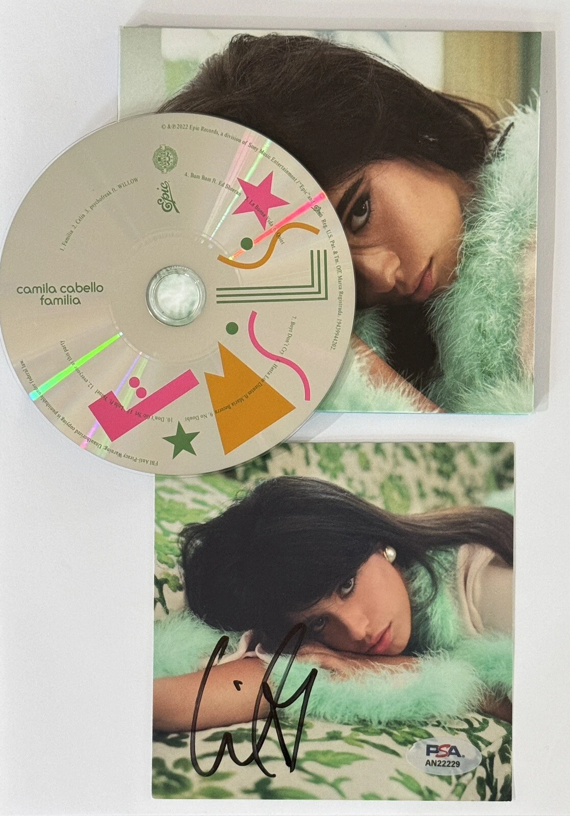 Camila Cabello Signed Picture Photograph Autographed PSA DNA COA Certified & CD