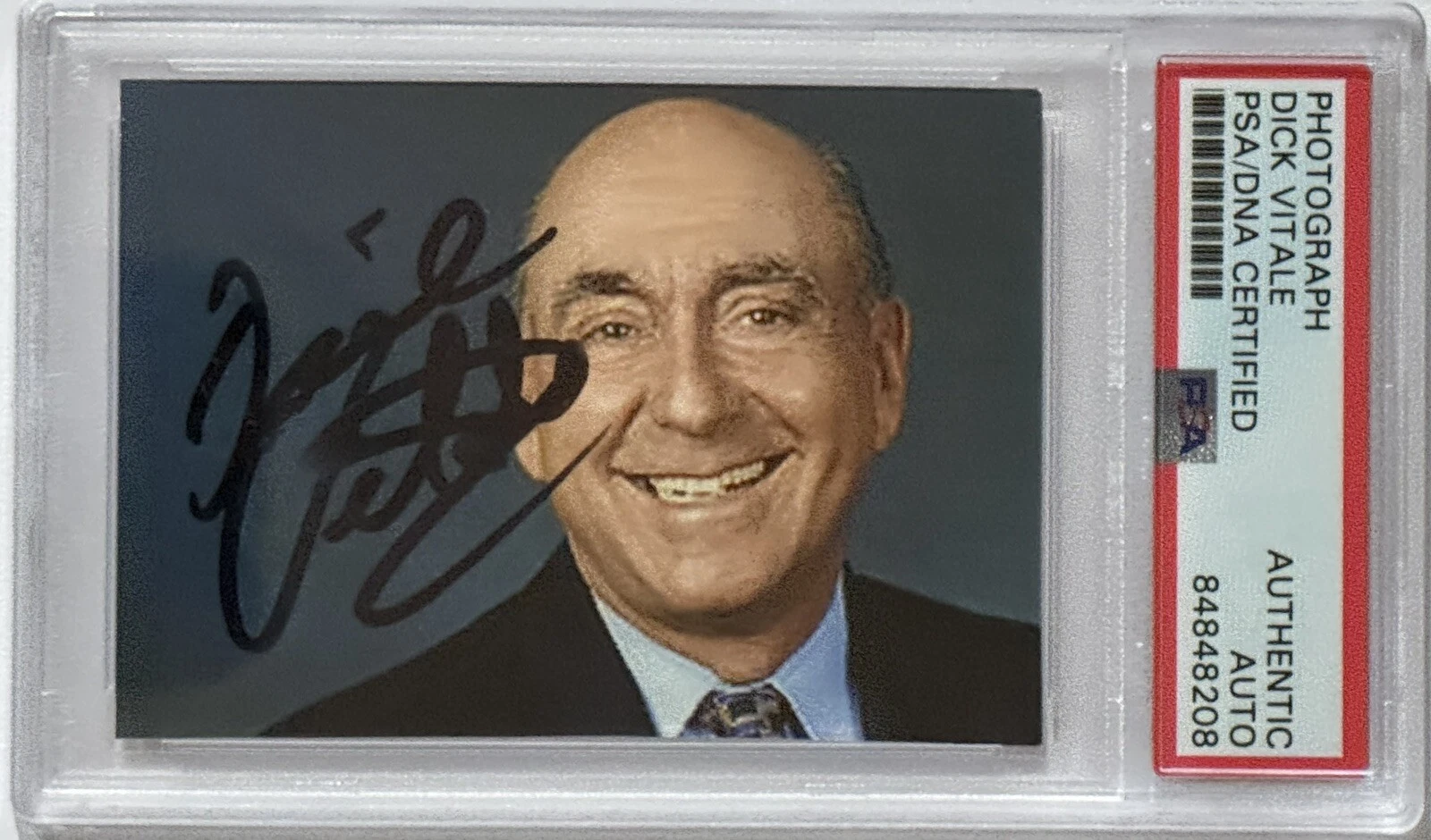 DICK VITALE SIGNED PHOTOGRAPH PICTURE PSA DNA COA AUTOGRAPH March Madness NCAA