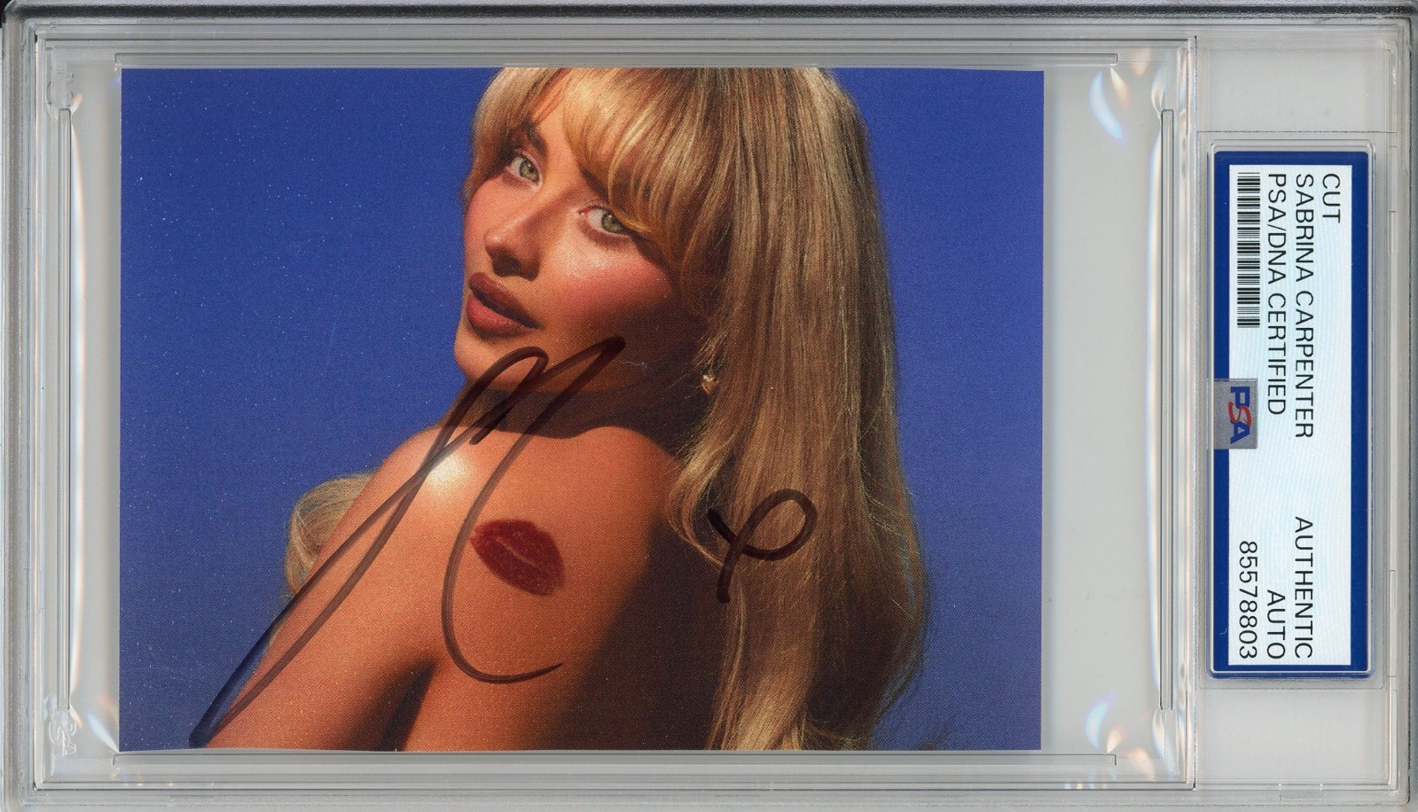 SIGNED Sabrina Carpenter Short N Sweet SEXY Photograph PSA DNA COA AUTOGRAPH