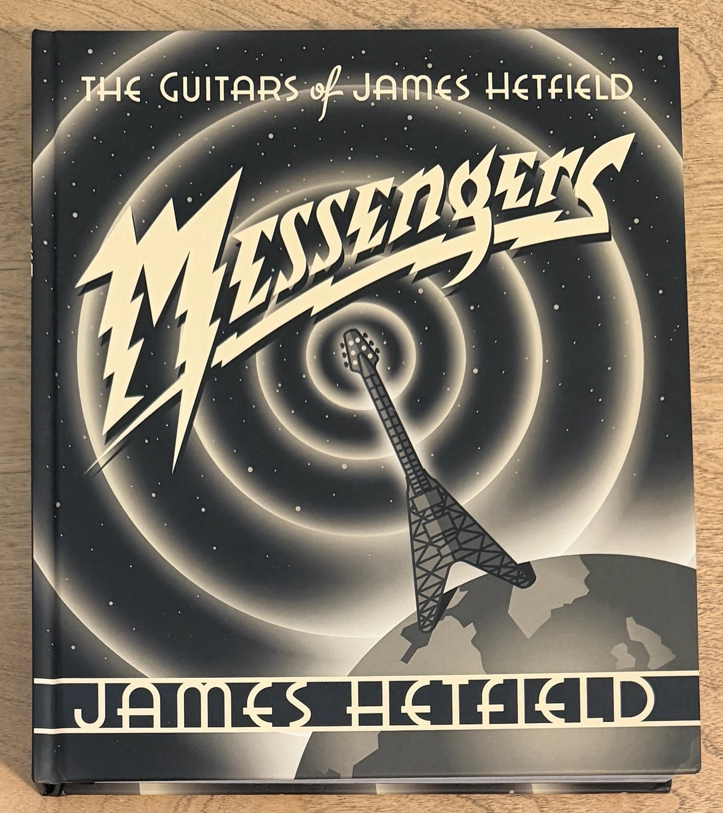Messengers The Guitars of James Hetfield Hardcover Book Metallica Legend