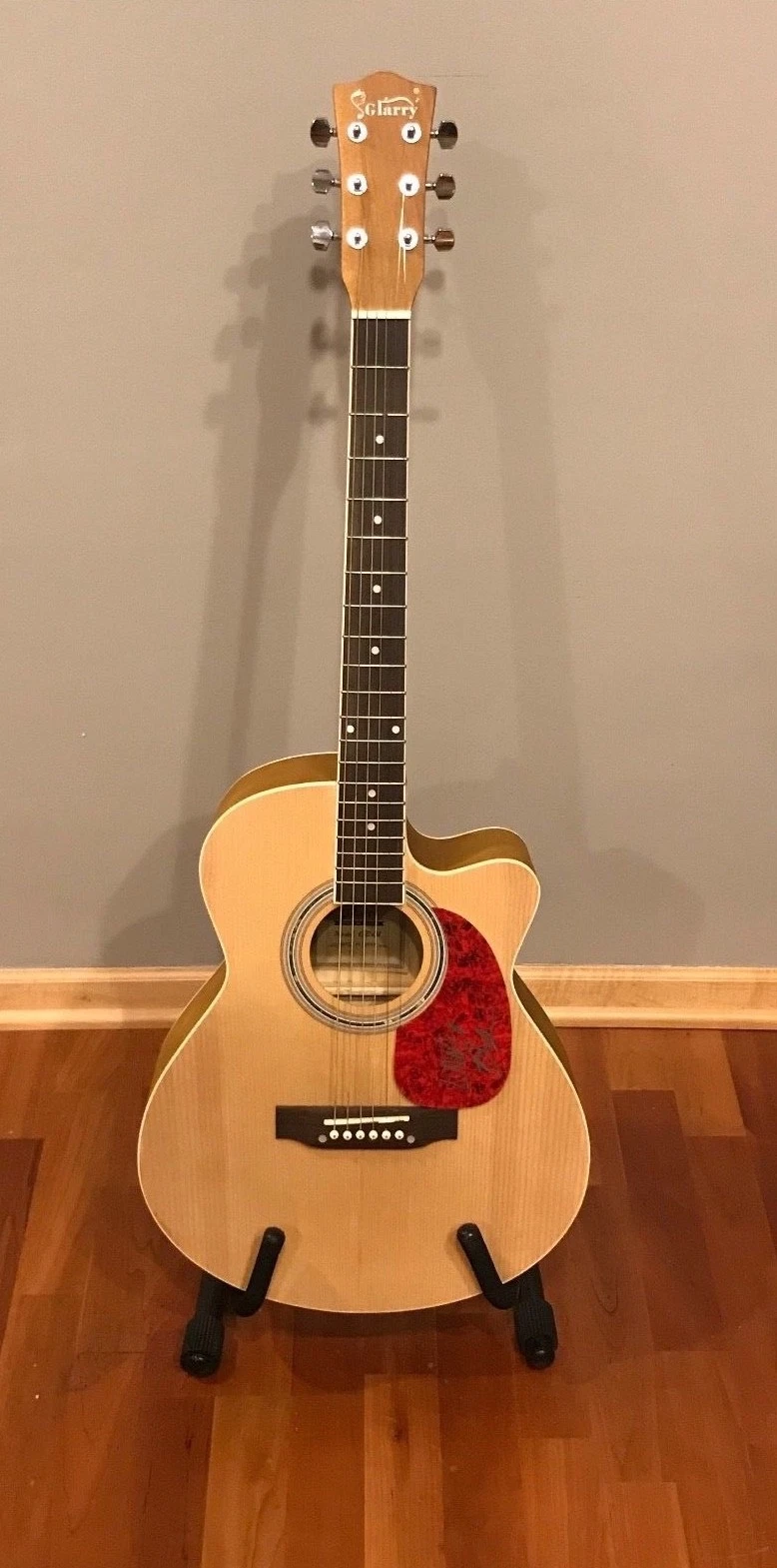 * BRANDON LANCASTER * signed autographed acoustic guitar * LANCO * 1