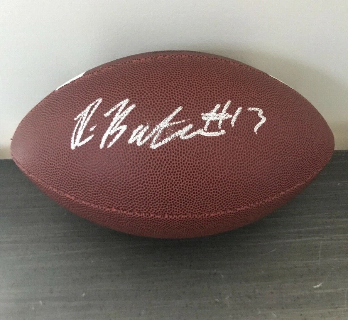 * RASHOD BATEMAN * signed NFL football * MINNESOTA GOPHERS * 2021 1ST ROUND * 1