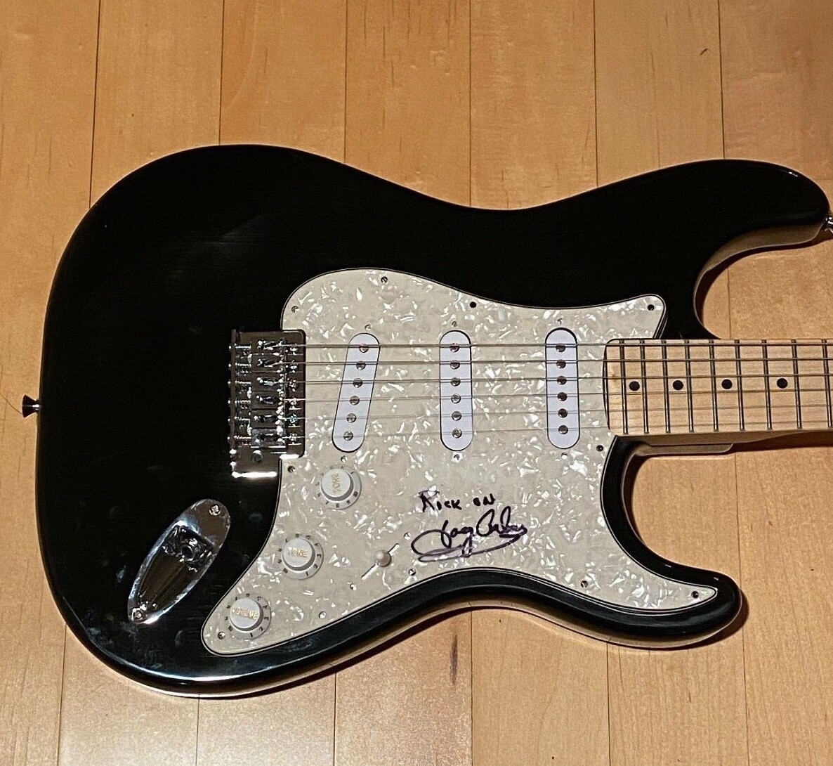 * JOEY AMBROSE * signed electric guitar * BILL HALEY & THE COMETS * COA * 1