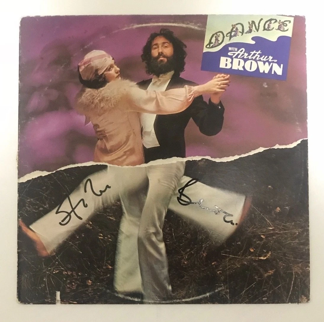 * ARTHUR BROWN * signed autographed vinyl album * DANCE * PROOF * 5