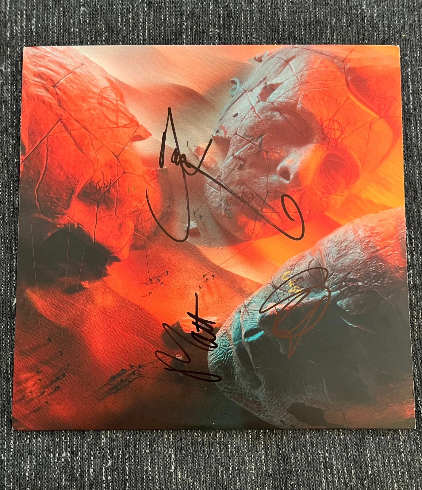 * MUSE * signed album * WILL OF THE PEOPLE * MATT, DOMINIC & CHRIS * 2