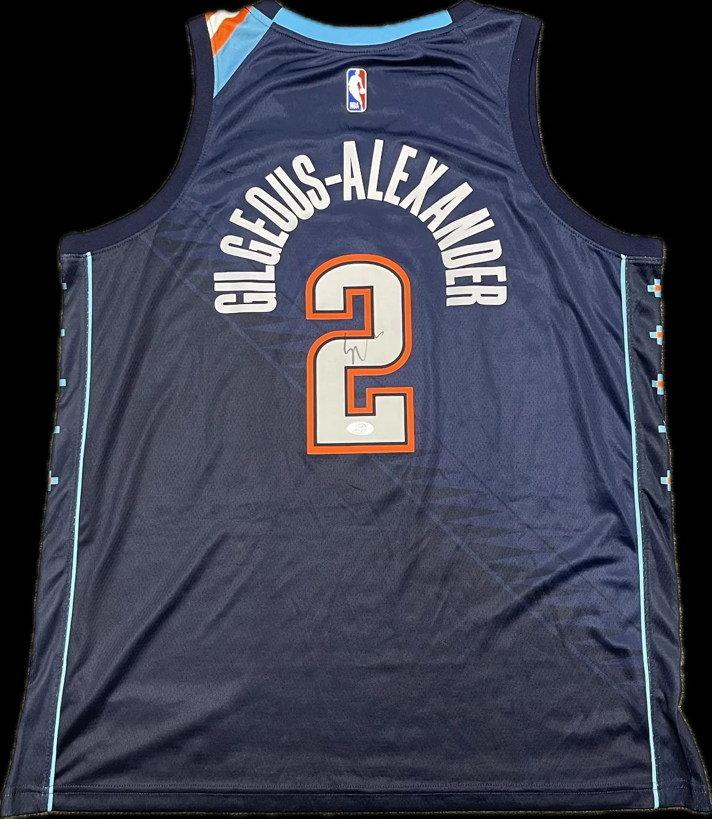 Shai Gilgeous-Alexander Signed Oklahoma City Thunder Jersey PSA