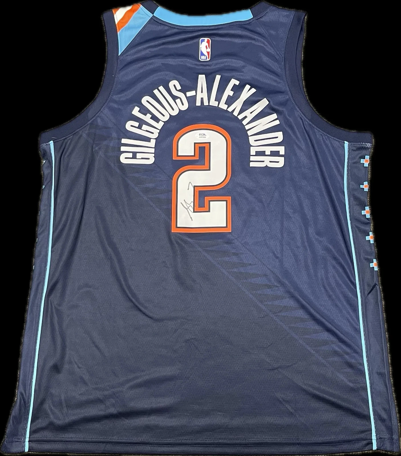 Shai Gilgeous-Alexander Signed Oklahoma City Thunder Jersey PSA