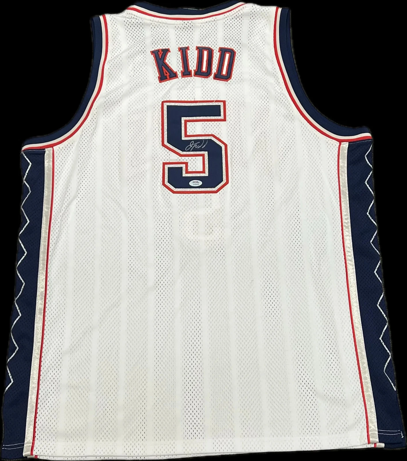 Jason Kidd Signed New Jersey Nets Jersey PSA