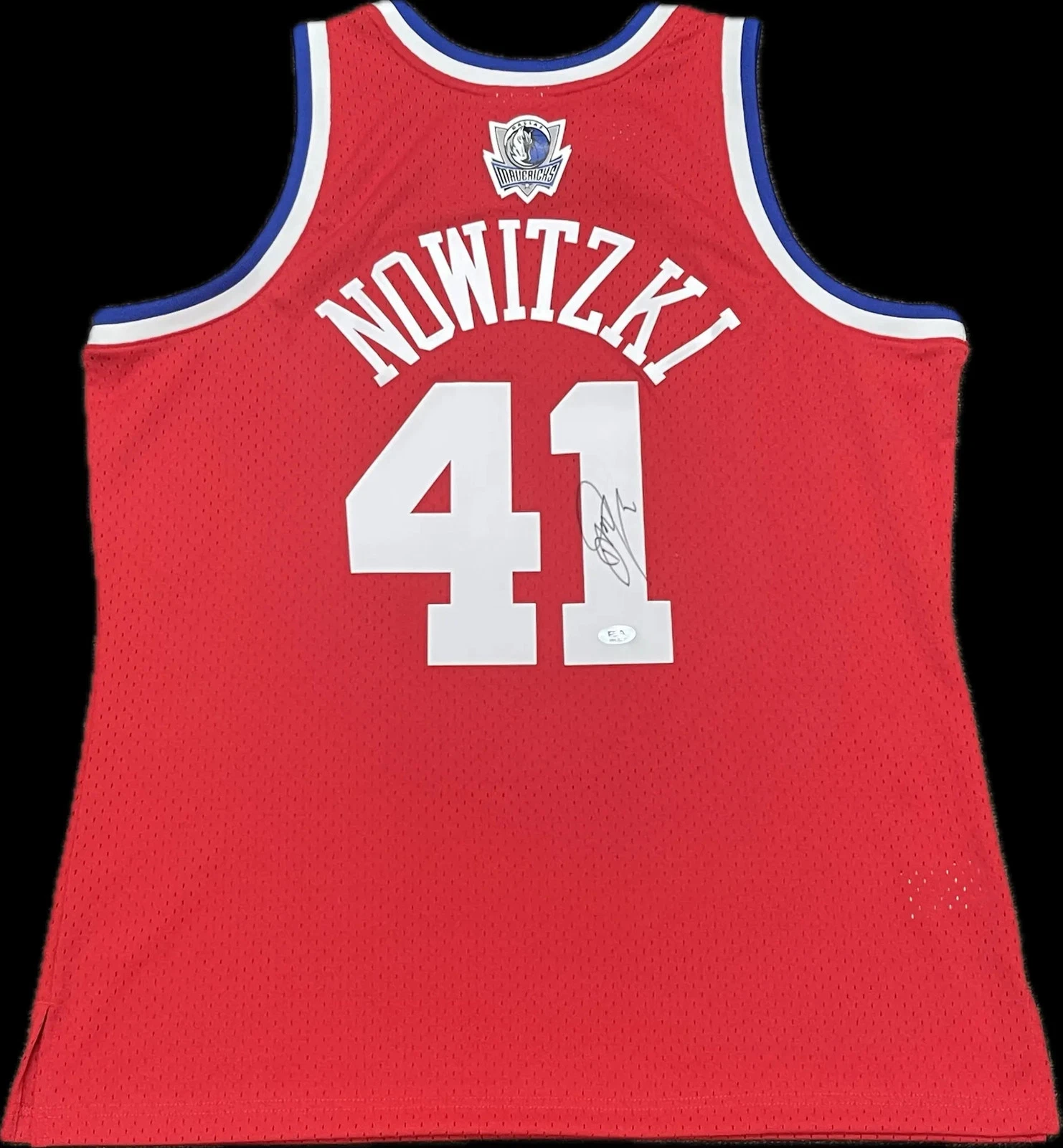 Dirk Nowitzki Signed All-Star Jersey PSA Autographed Mavericks