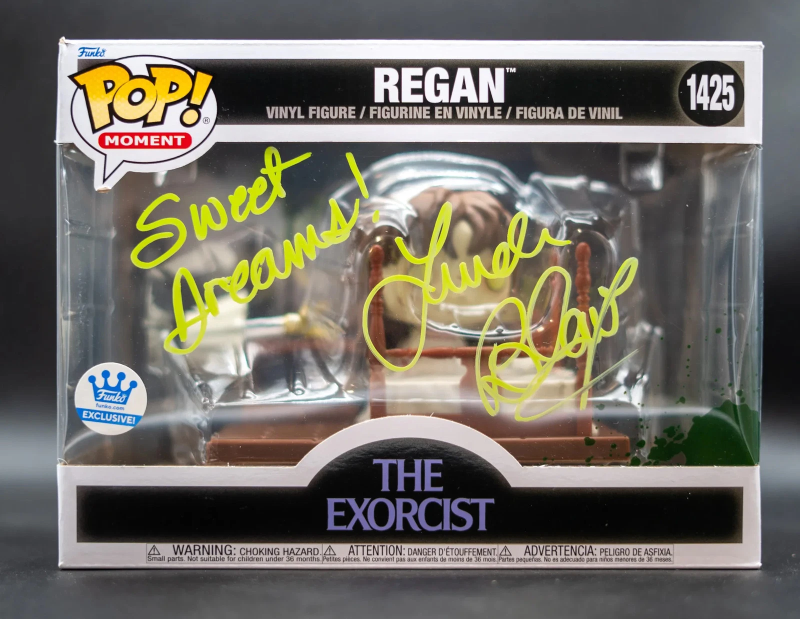 Linda Blair Signed Funko Pop #1425 JSA Encapsulated Autographed The Exorcist