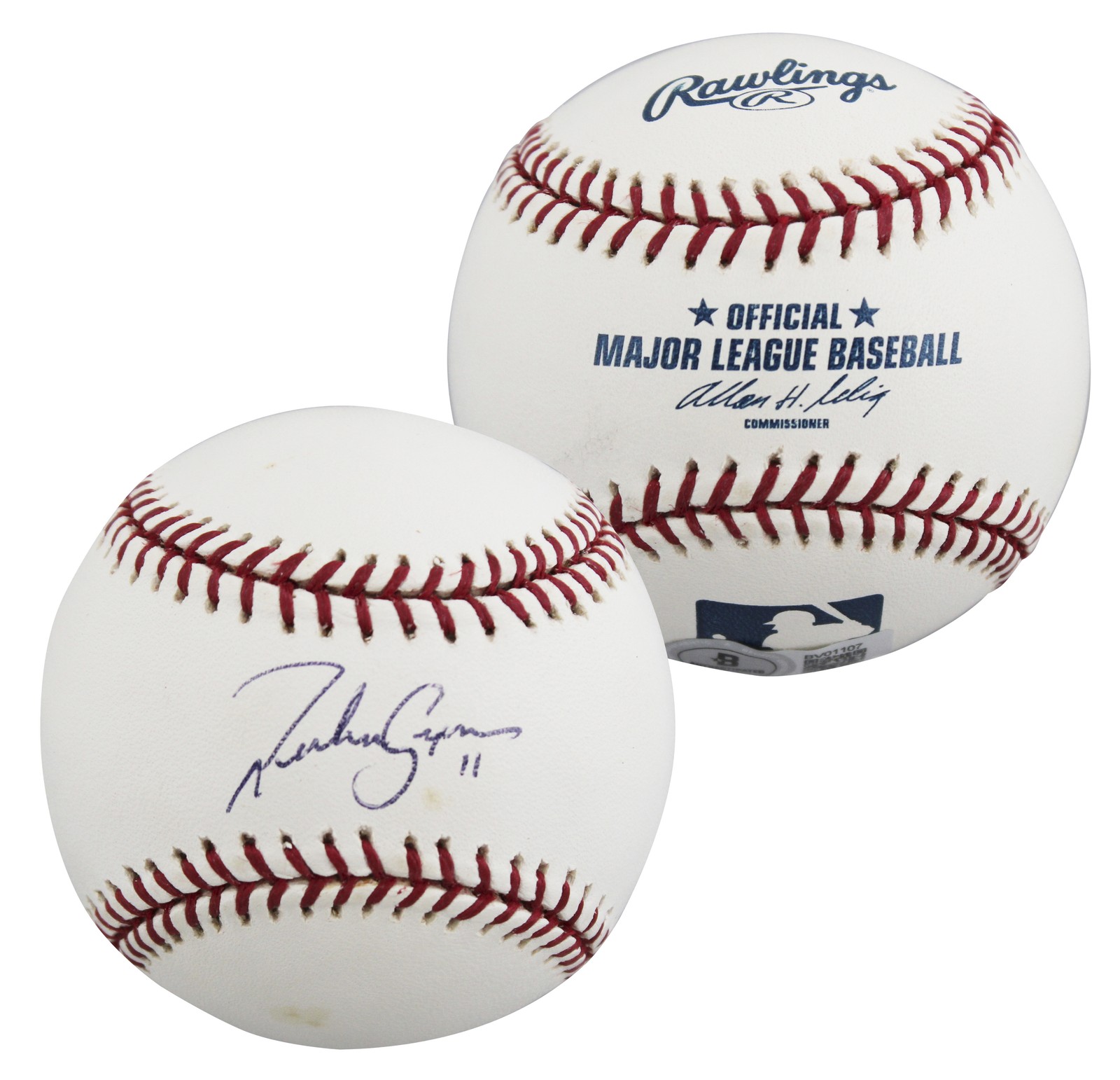 Brewers Richie Sexson Authentic Signed OML Baseball Autographed BAS #BV01107