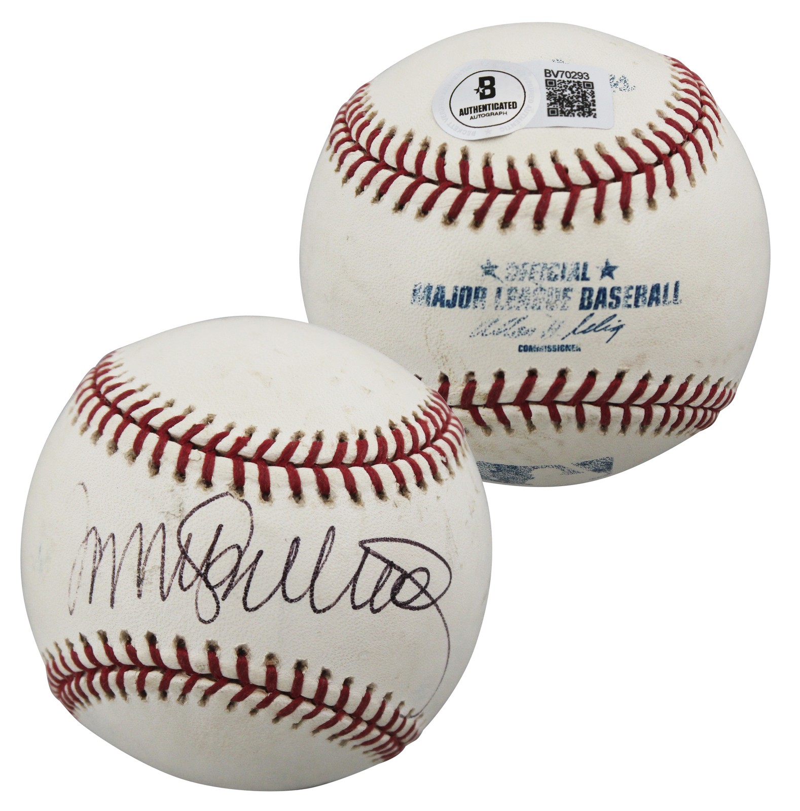Cubs Ryne Sandberg Authentic Signed Allen Sellig OML Baseball BAS #BV70293