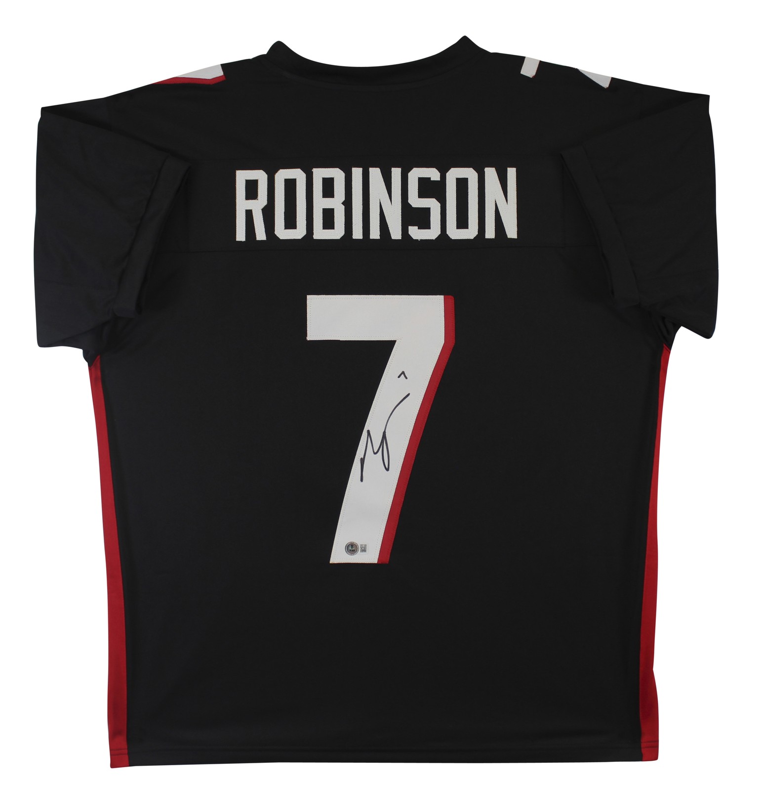 Bijan Robinson Authentic Signed Black Pro Style Jersey Autographed BAS