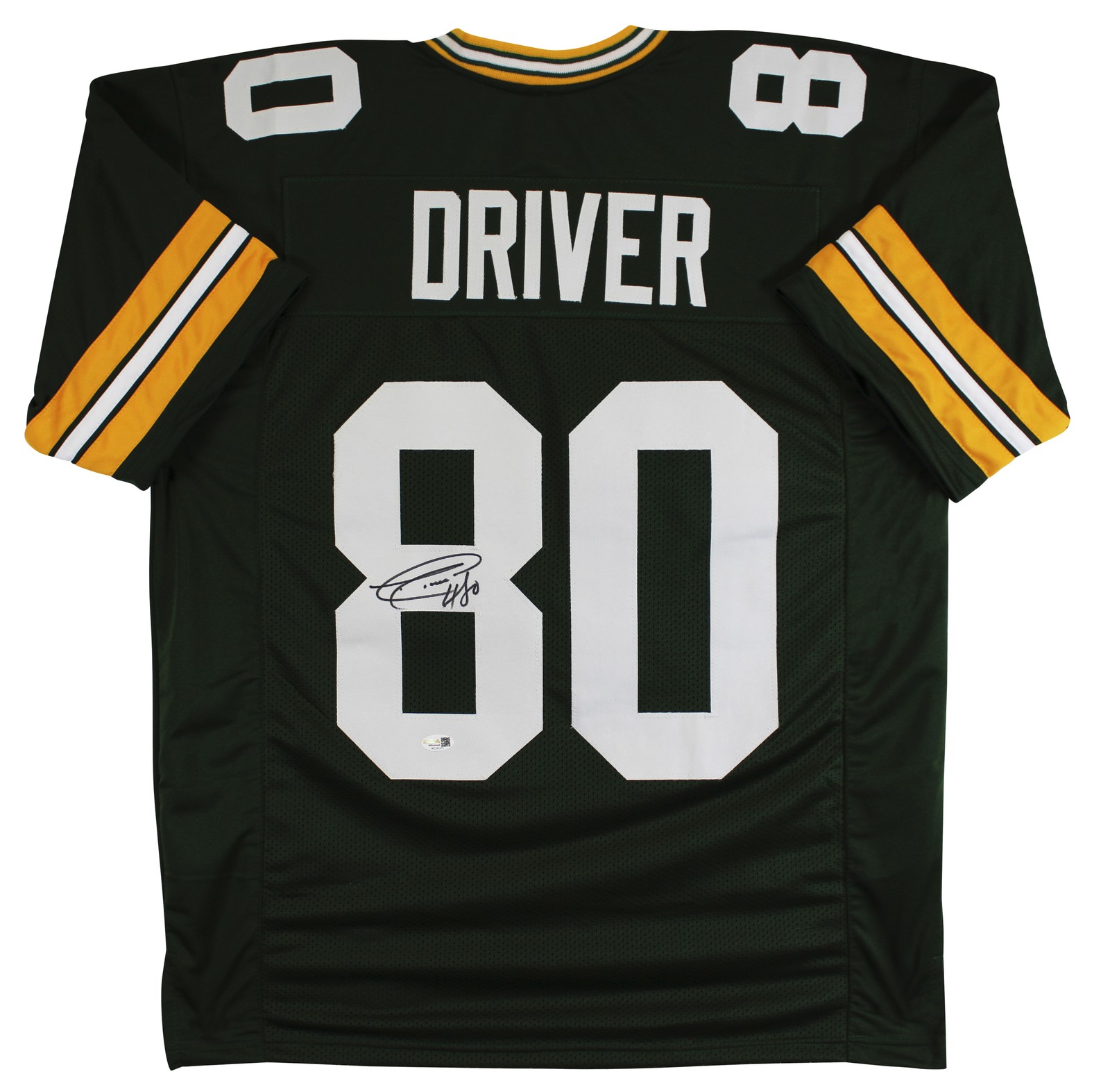 Donald Driver Authentic Signed Green Pro Style Jersey Autographed JSA Witness