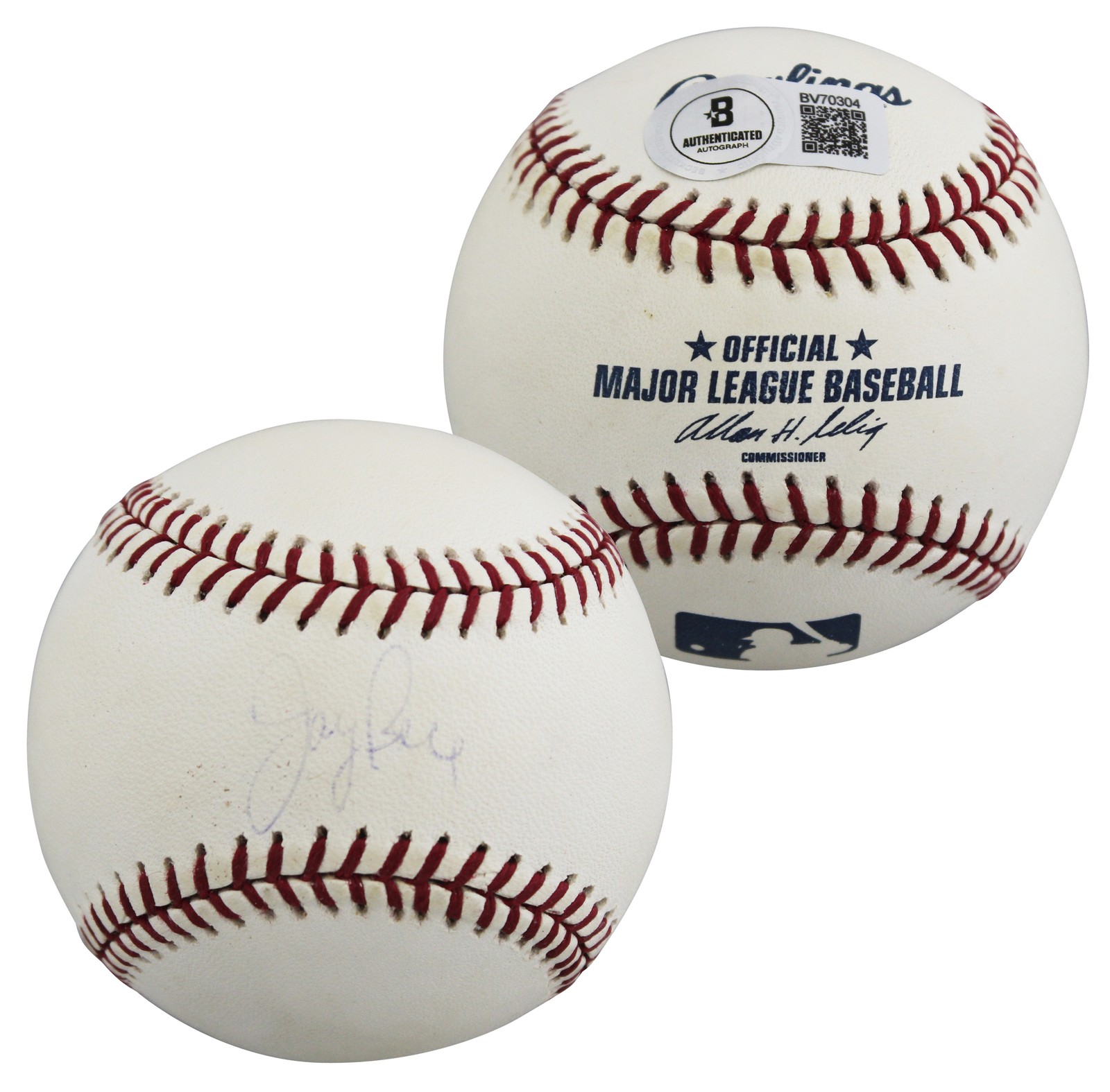 D-Backs Jay Bell Authentic Signed Allen Selig OML Baseball BAS #BV70304