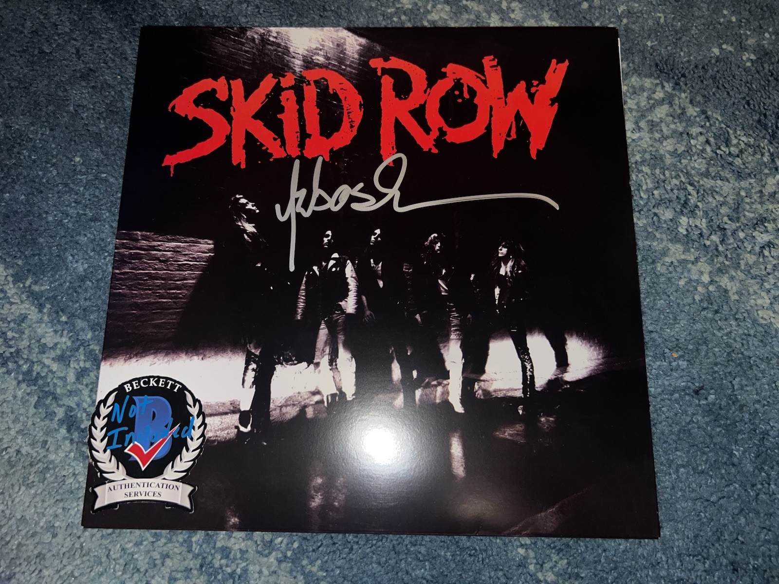 Sebastian Bach Signed Skid Row Vinyl Hard Rock Legend Superstar Beckett