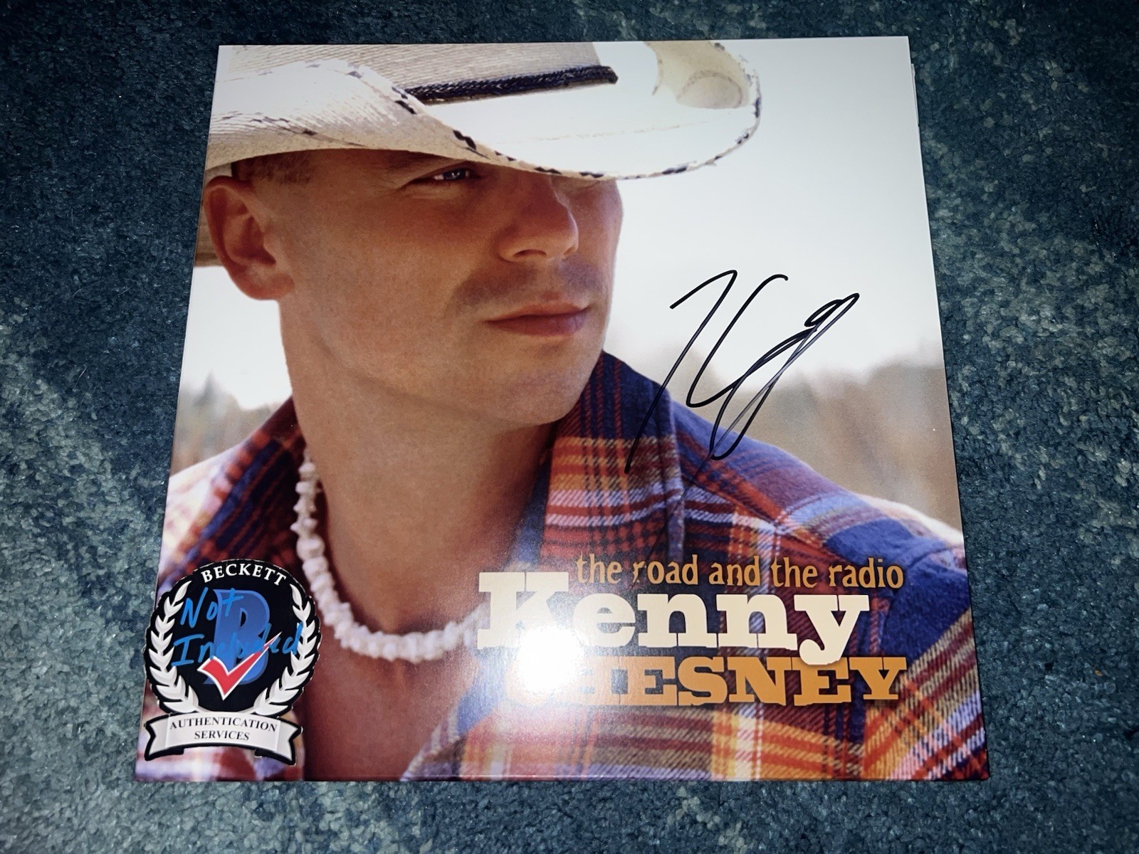 Kenny Chesney Signed The Road And The Radio Vinyl Country Legend Beckett