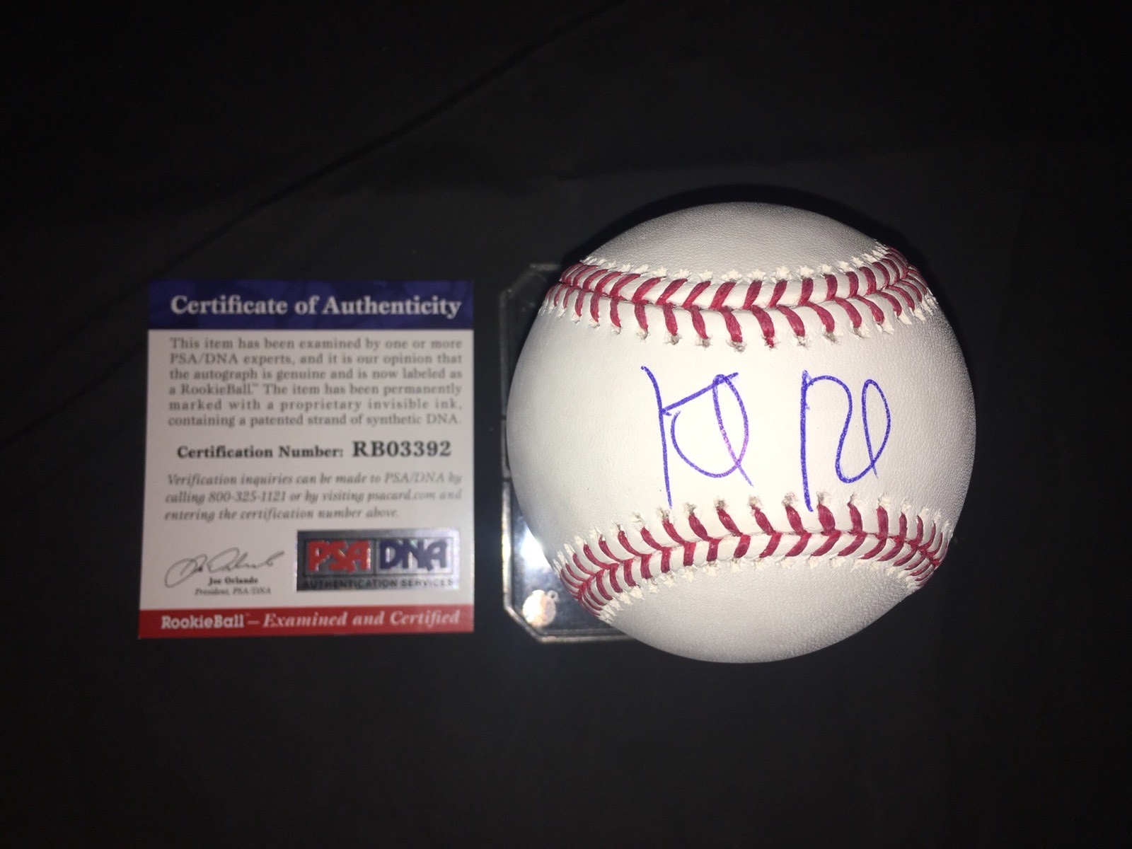Keibert Ruiz Signed Official Major League Baseball Los Angeles Dodgers RB PSA