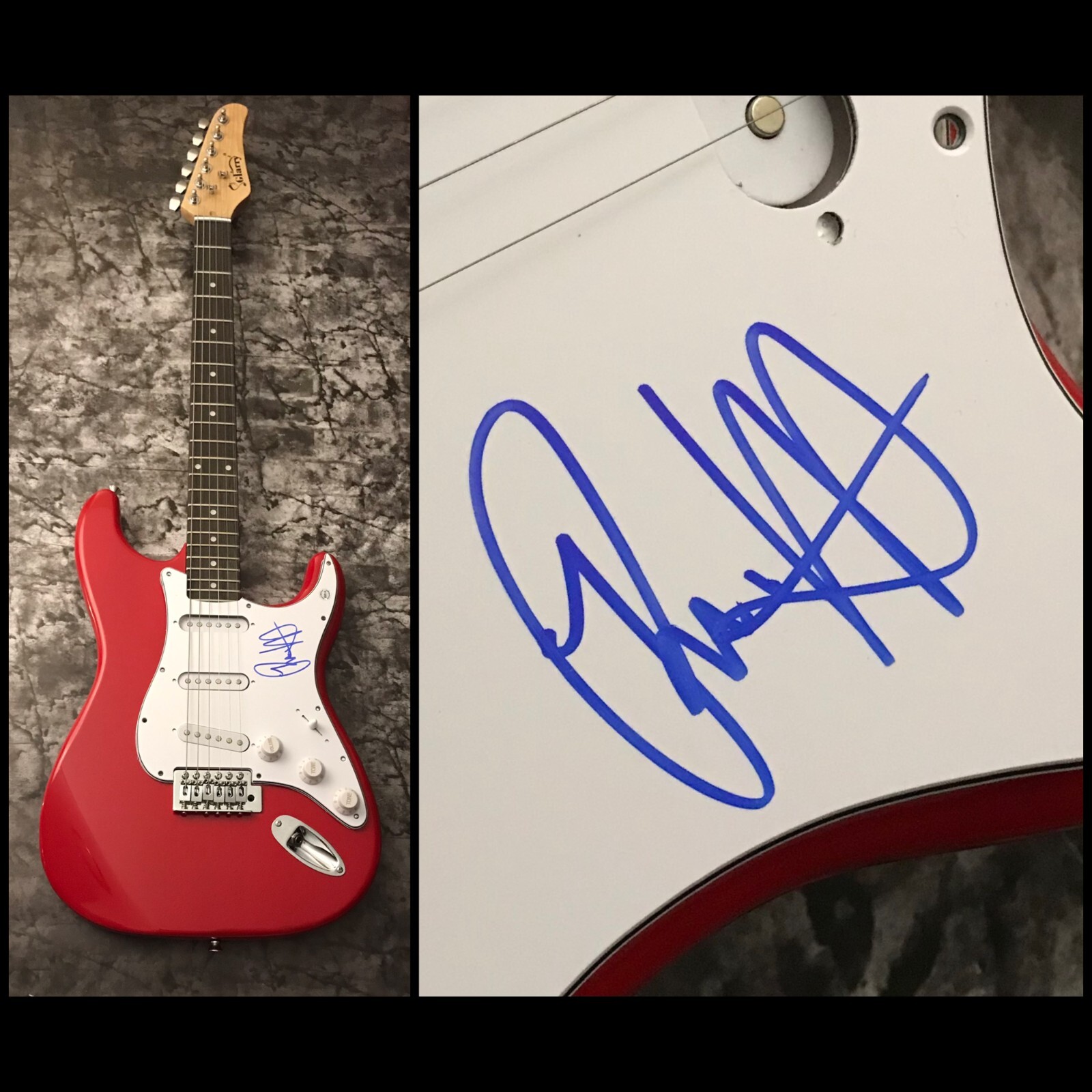GFA  I'm Allergic To Dogs! Photo ID  * REMI WOLF *  Signed Electric Guitar  COA