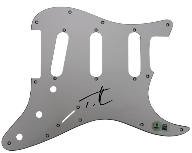Tim McGraw Signed Stratocaster Pickguard Guitar Authentic Autograph Beckett