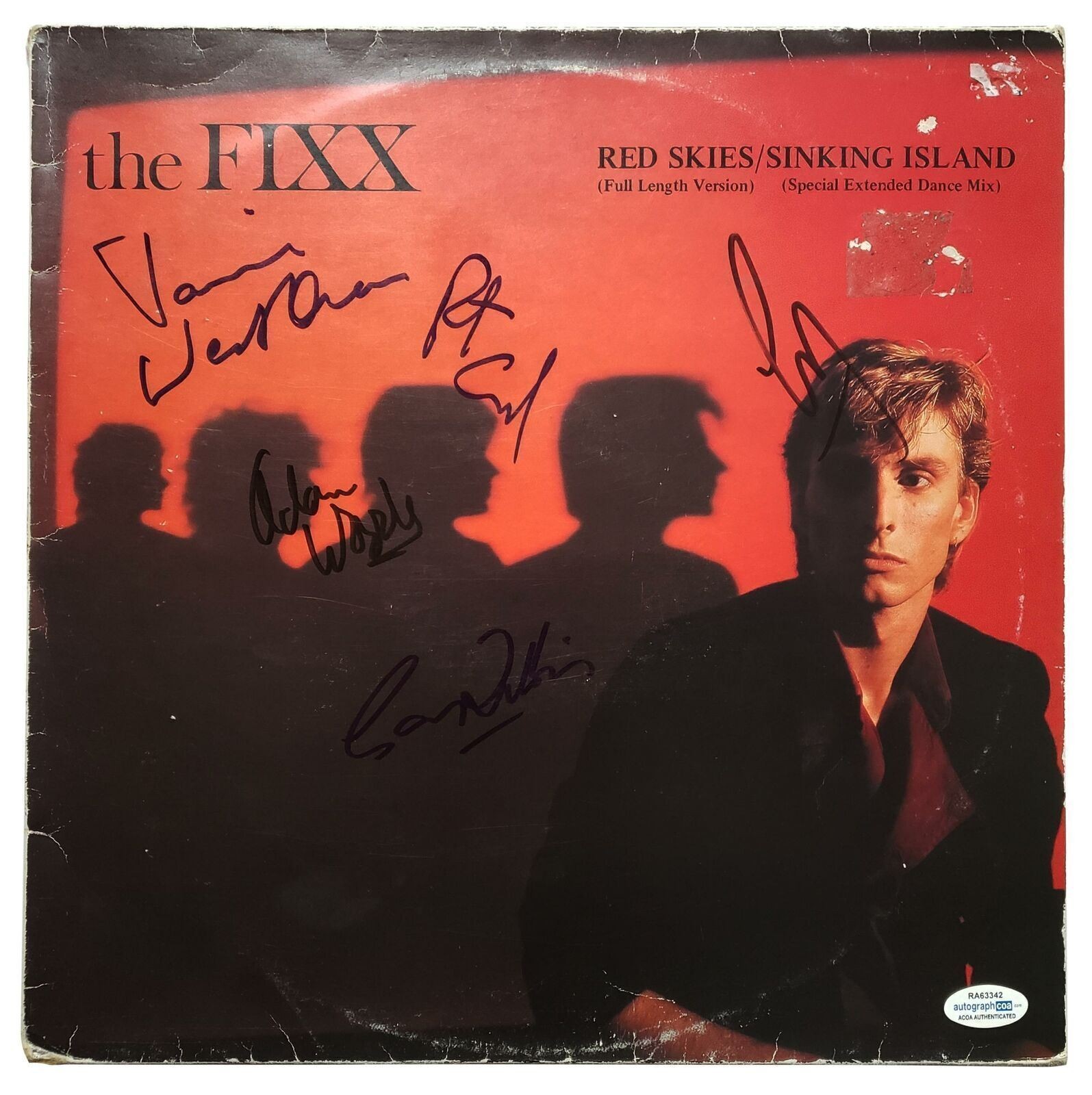 The Fixx Signed Autographed Album Record LP ACOA