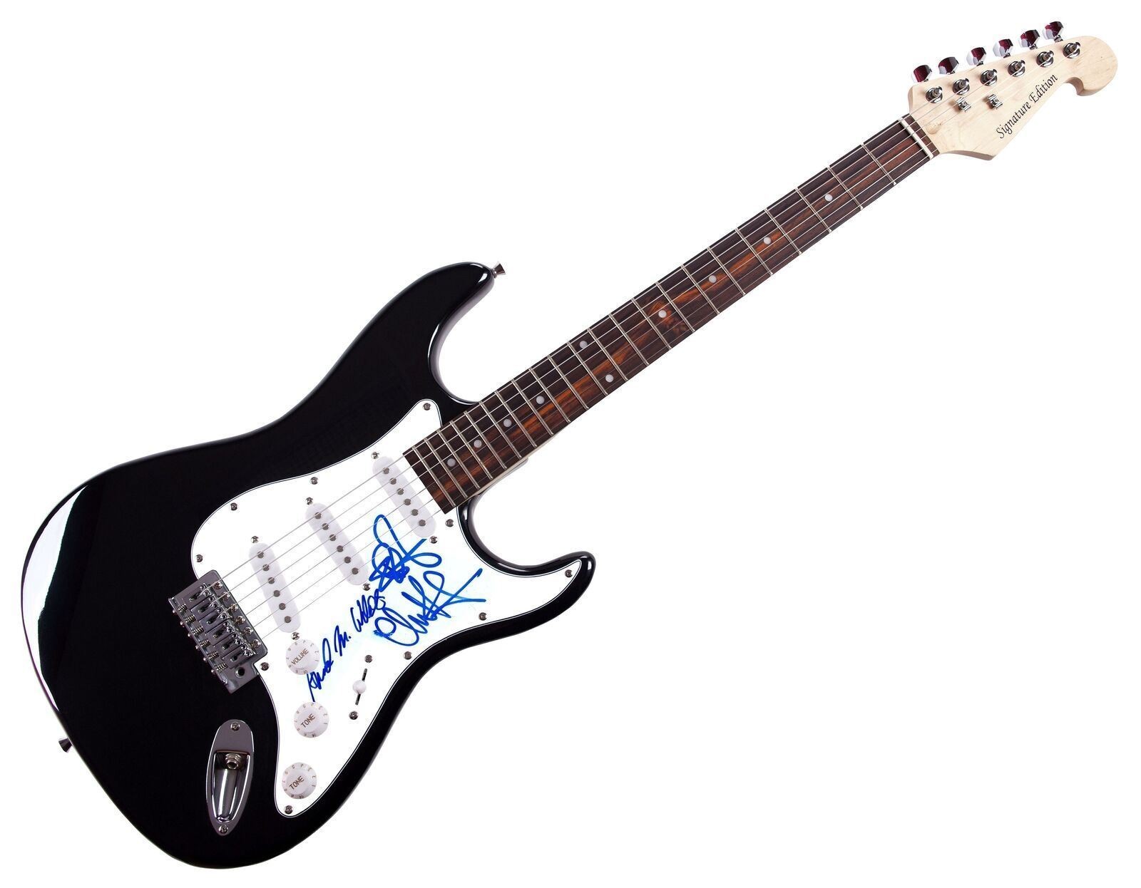 Yeasayer Signed Autographed Guitar