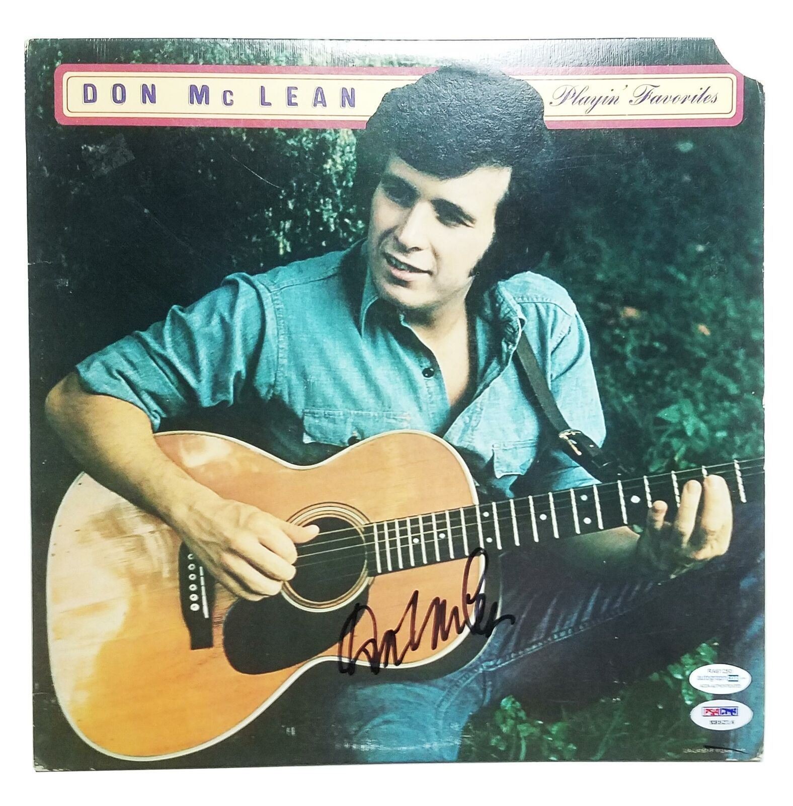 Don McLean Signed Autographed Record Album LP ACOA