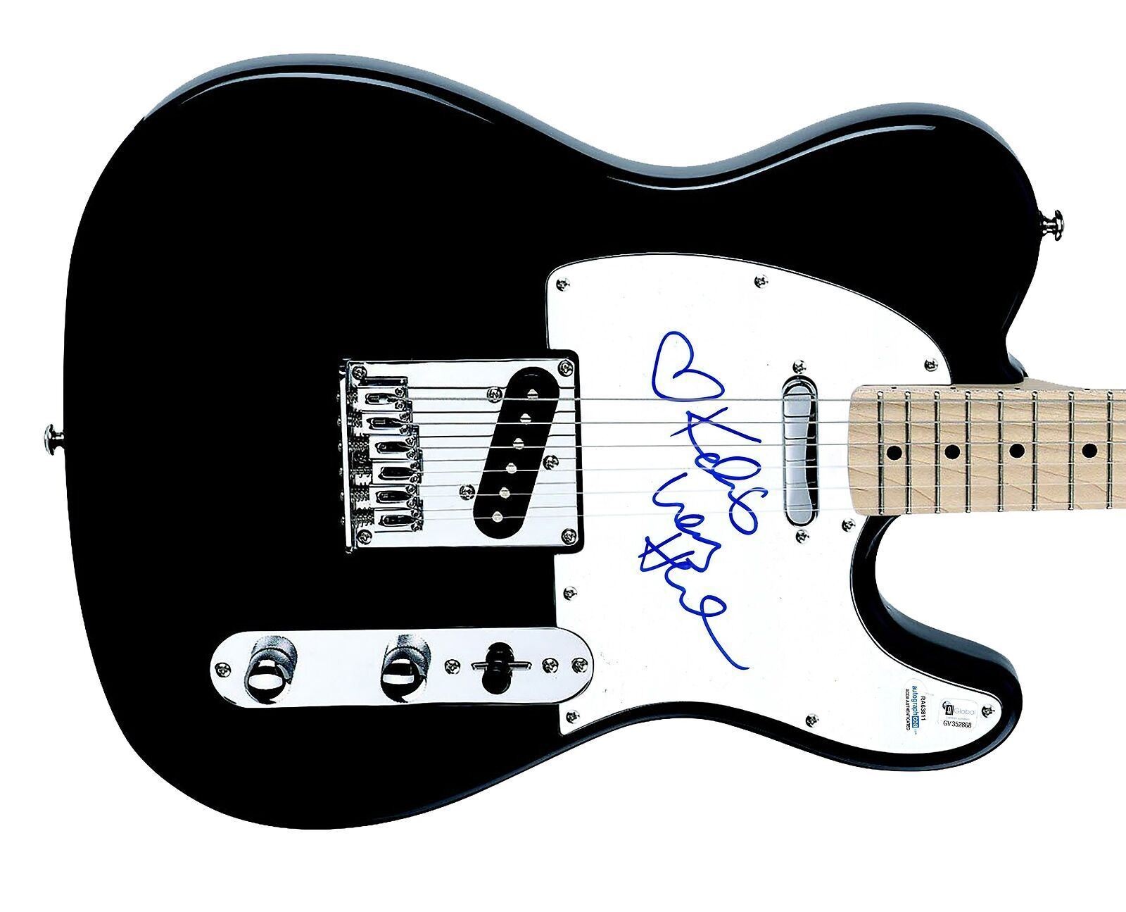 Kelis Signed Autographed Guitar Rap Hip-Hop My Milkshake Nas Ex-Wife ACOA