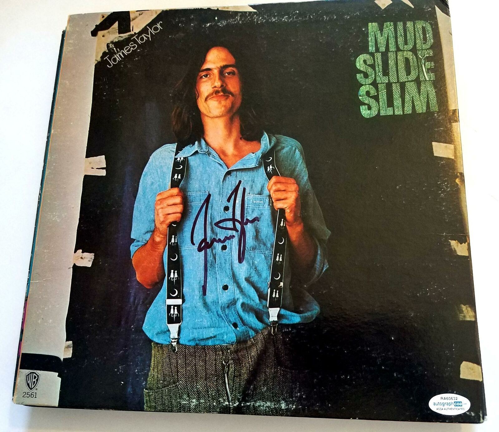 James Taylor Signed Autographed Record Album LP ACOA