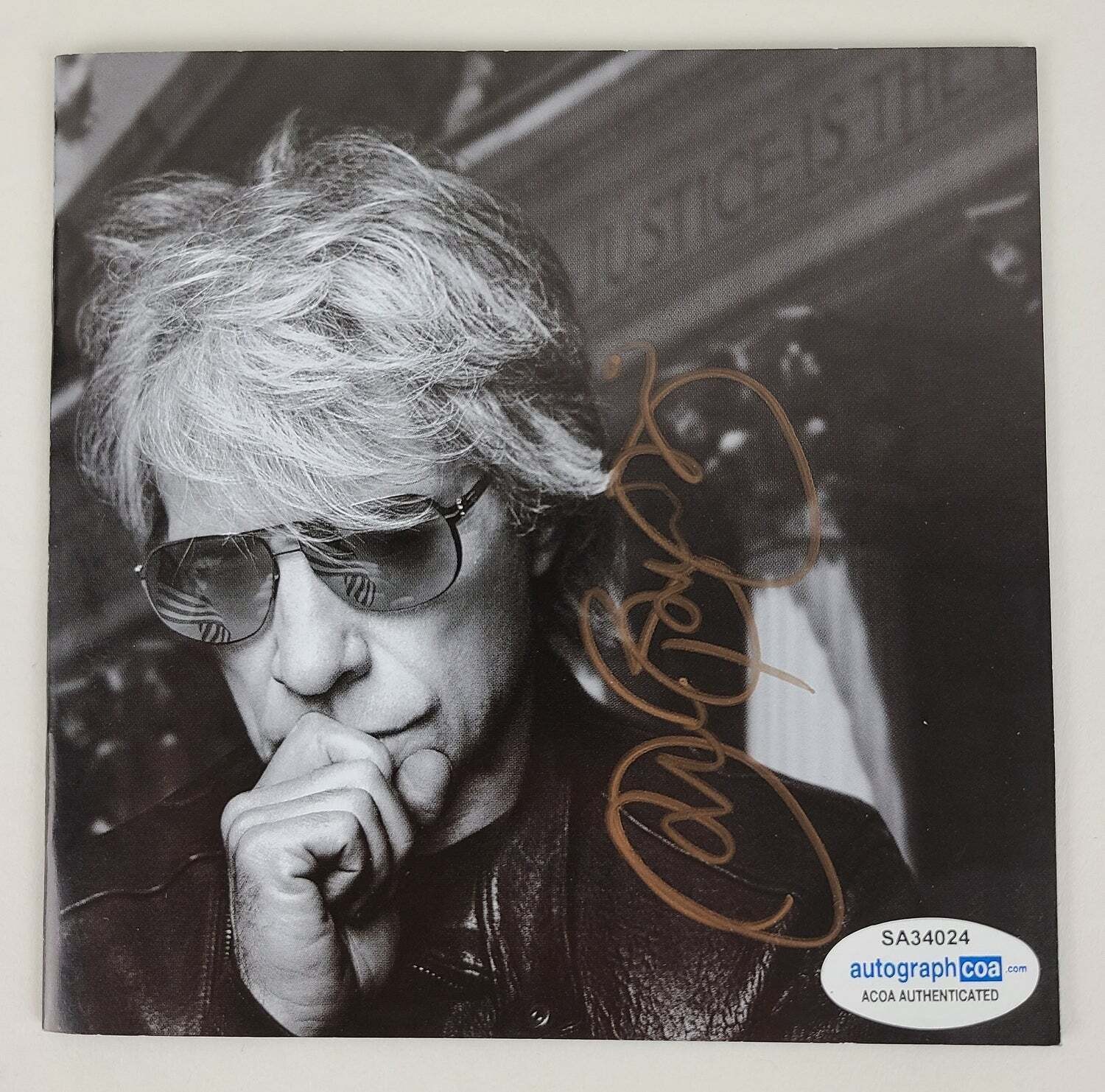 Jon Bon Jovi Signed Autographed 2020 CD Cvr Album LP ACOA