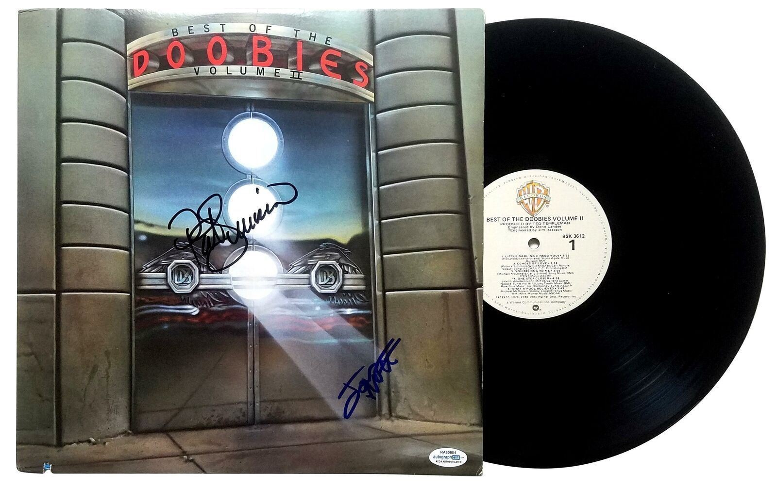 Doobie Brothers Signed X2 Autographed Album LP ACOA