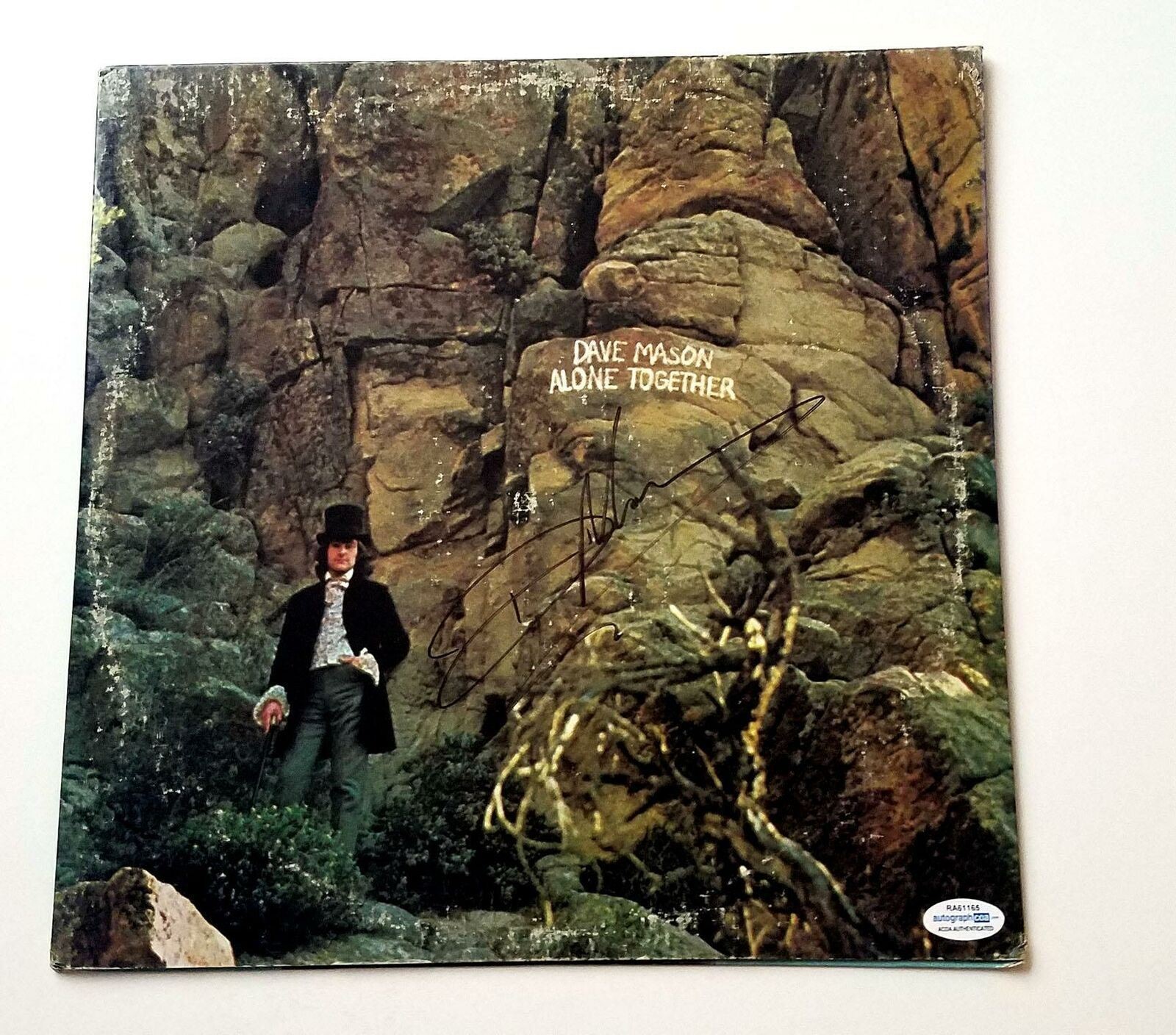 Dave Mason Signed Autographed Alone Together Album Cover LP ACOA