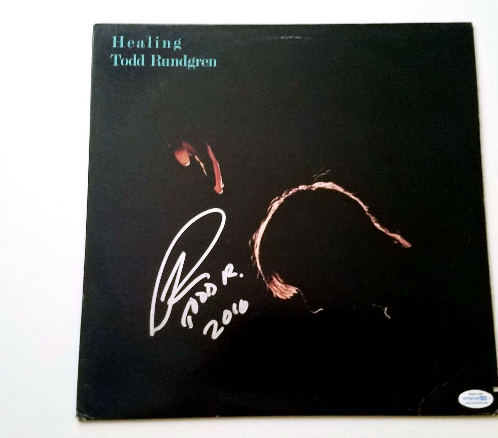 Todd Rundgren Signed Autographed Healing Album LP ACOA
