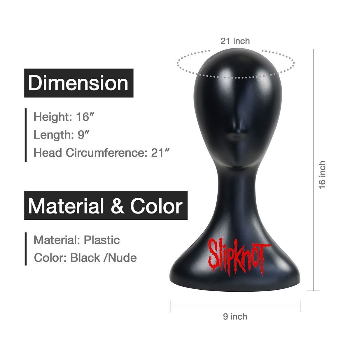 Slipknot Mask Display Holder Clown Corey Taylor Mick Thomson Chris Fehn