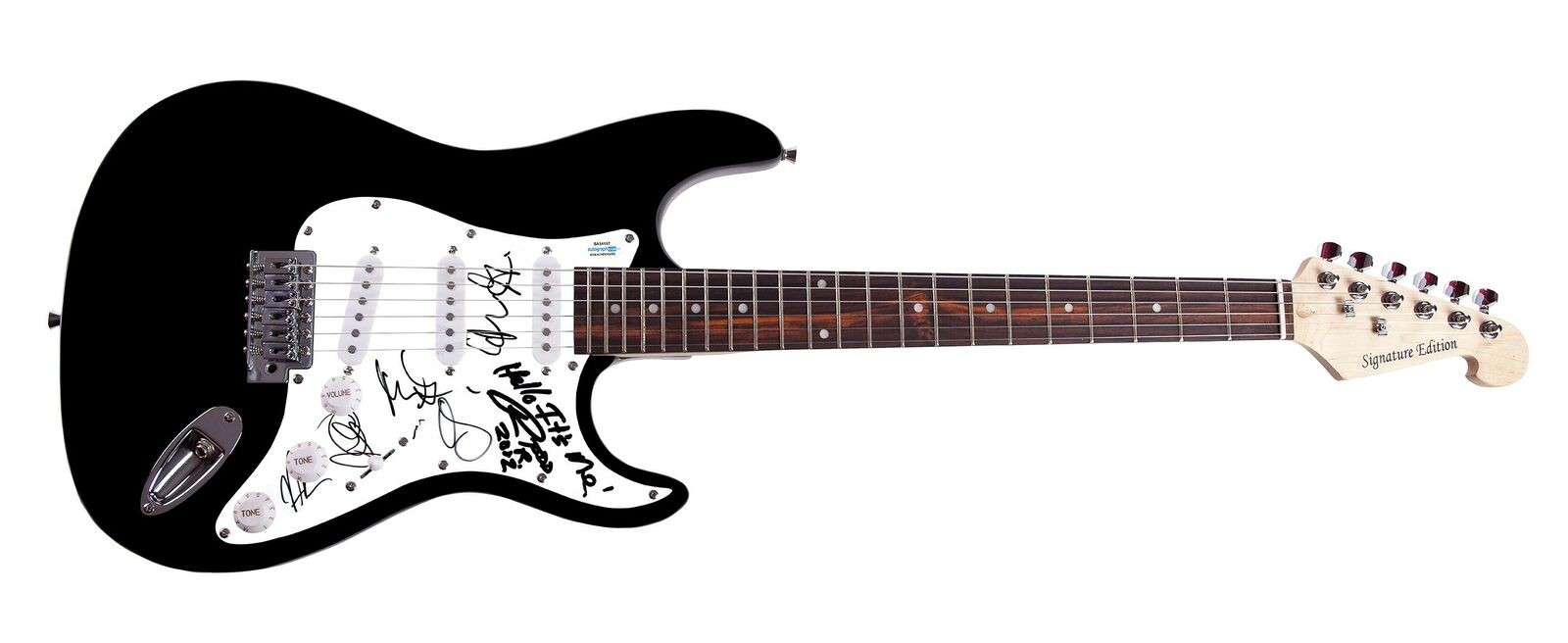 Robert Johnson Tribute Concert Signed Guitar Rundgren Gray Wimbish ACOA