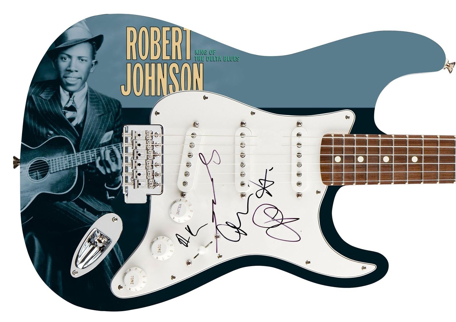 Robert Johnson Tribute Concert Living Colour + Signed Graphics Guitar
