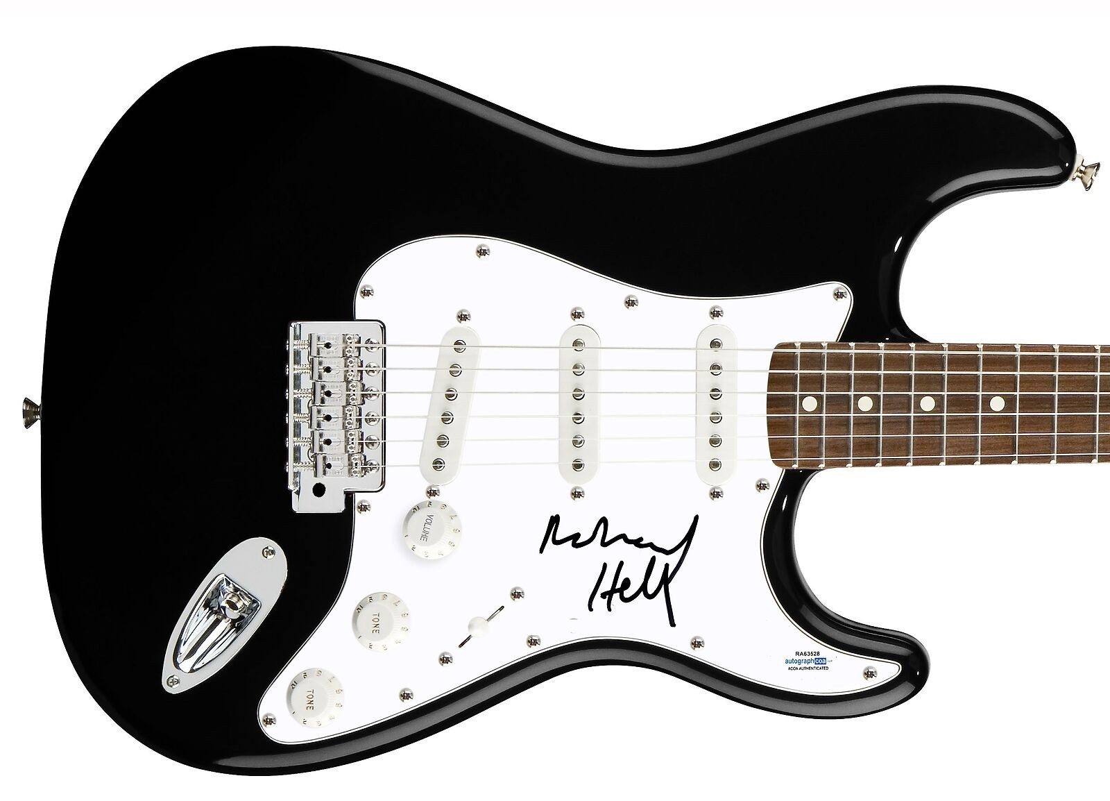 Richard Hell Signed Autographed Guitar ACOA
