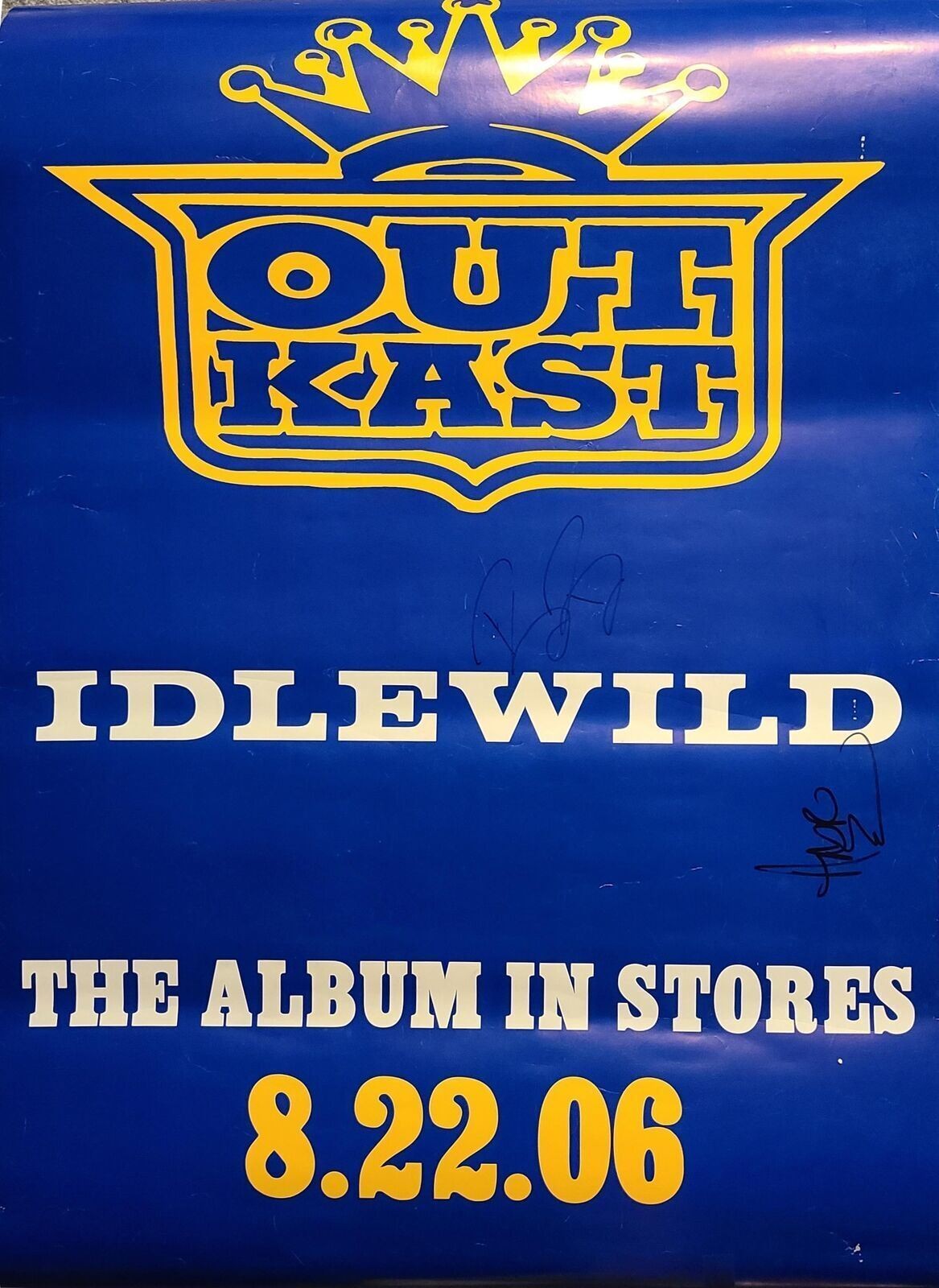 Outkast Signed Autographed Original 2006 Poster Andre 3000 Big Boi