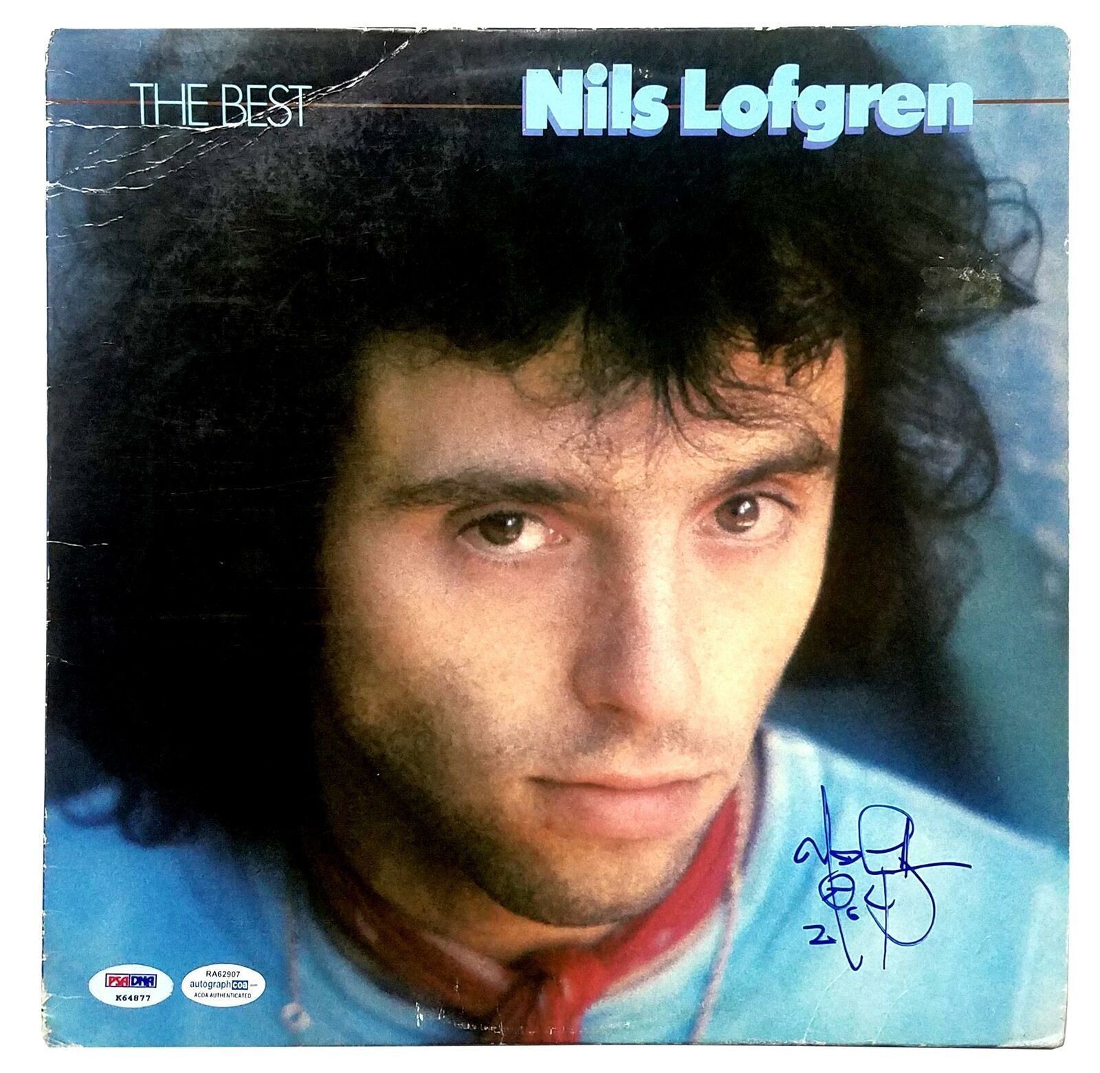 Nils Lofgren Signed Autographed Record Album LP E-Street Band ACOA PSA