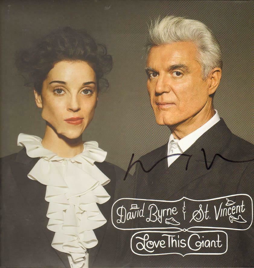 David Byrne Signed Autographed Love This Giant Album