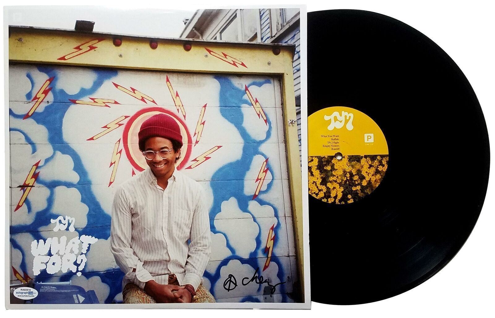 Toro y Moi Signed Autographed What For Album LP Chaz Bear ACOA
