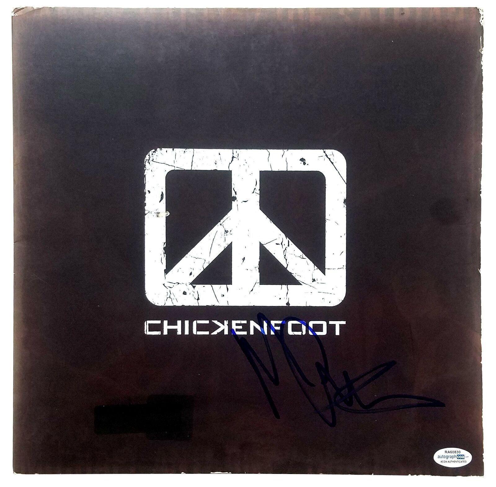 Michael Anthony Chickenfoot Van Halen Autographed Album LP ACOA