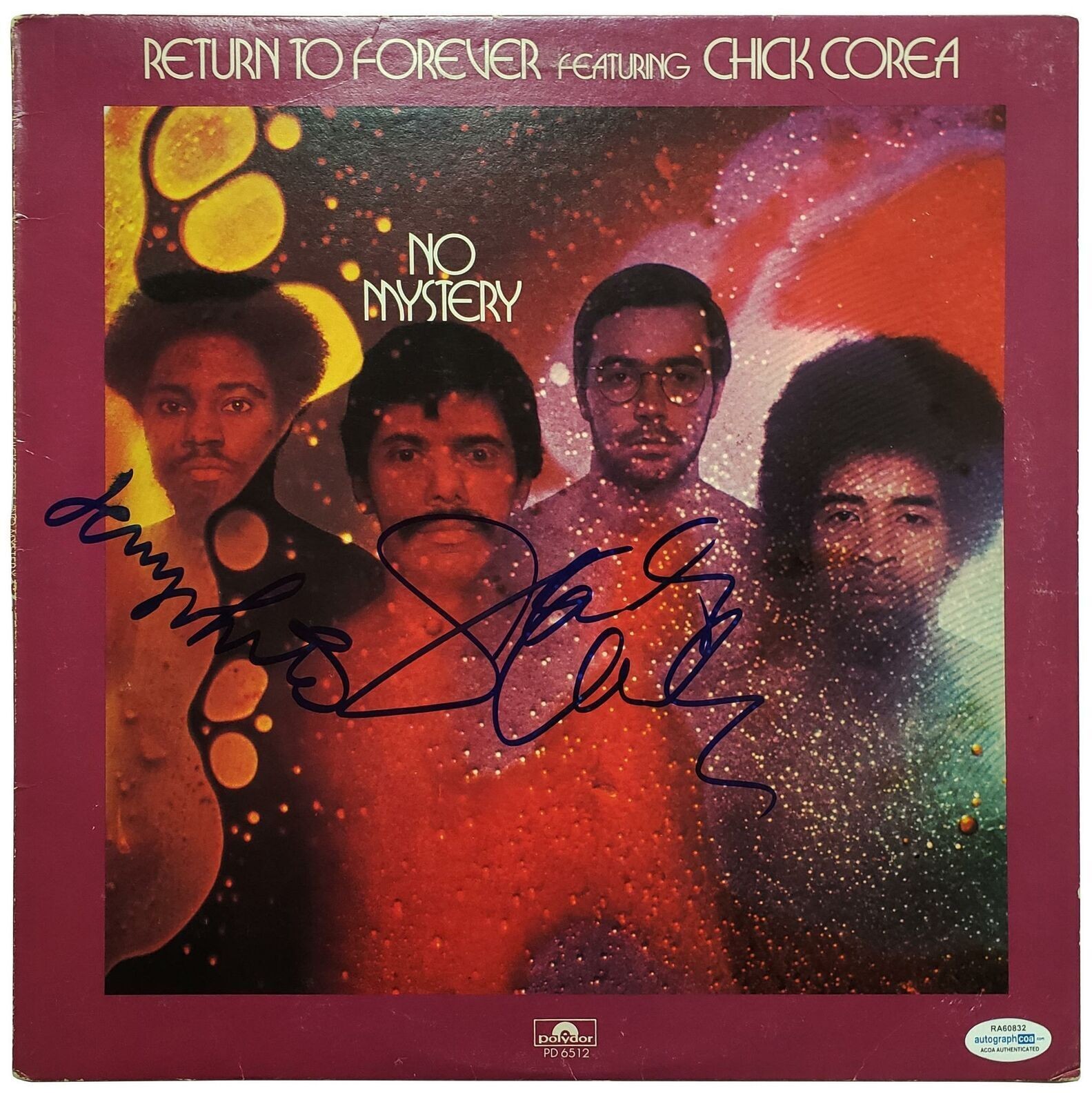 Return To Forever Signed Autographed Album Record LP ACOA