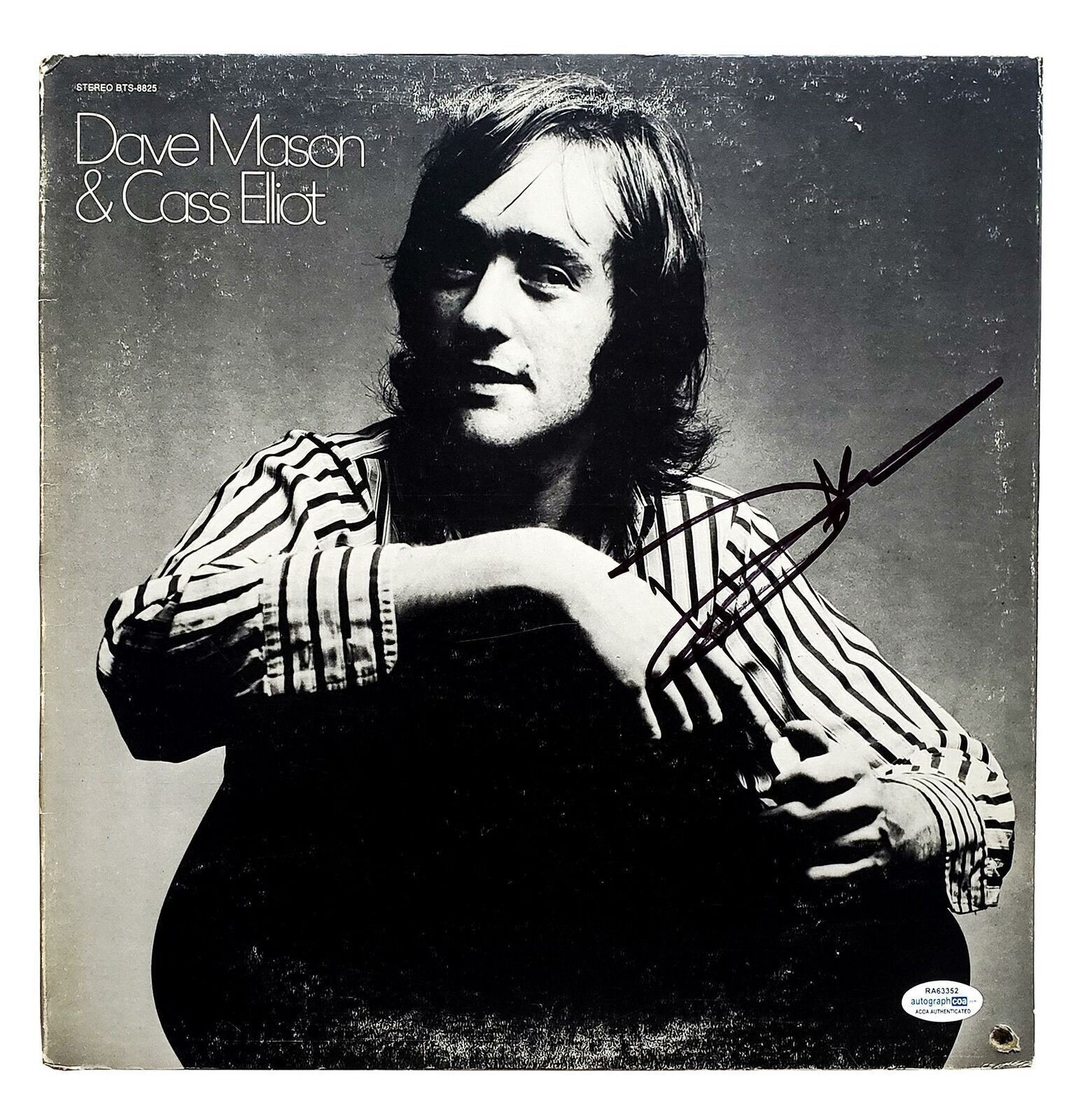 Dave Mason Signed Autographed Album Cover LP ACOA