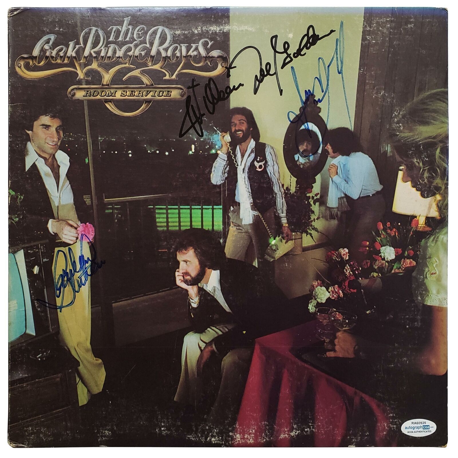 Oak Ridge Boys Signed Autographed Album Record LP ACOA