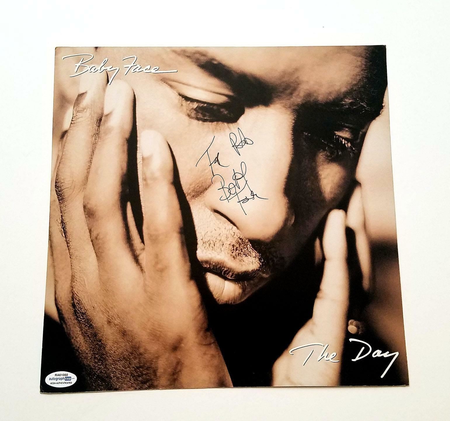 Babyface Signed Autographed Personalized The Day Album Flat ACOA